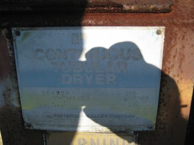   Dryer-Rotary Hot Air 609.6 mm (24 in) Stainless Steel 304 For Sale - IPP# 105920