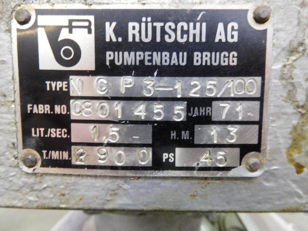  Centrifugal Pump 1.23 m3/h (5.4 GPM) Stainless Steel 316 For Sale - IPP# 204177