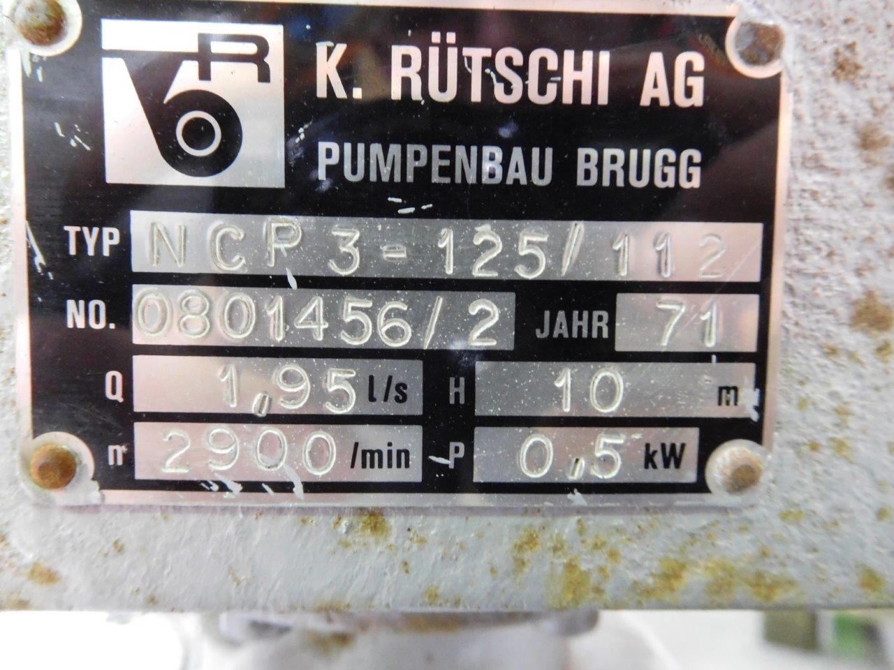  Centrifugal Pump 7 m3/h (30.8 GPM) Stainless Steel 316 For Sale - IPP# 204183