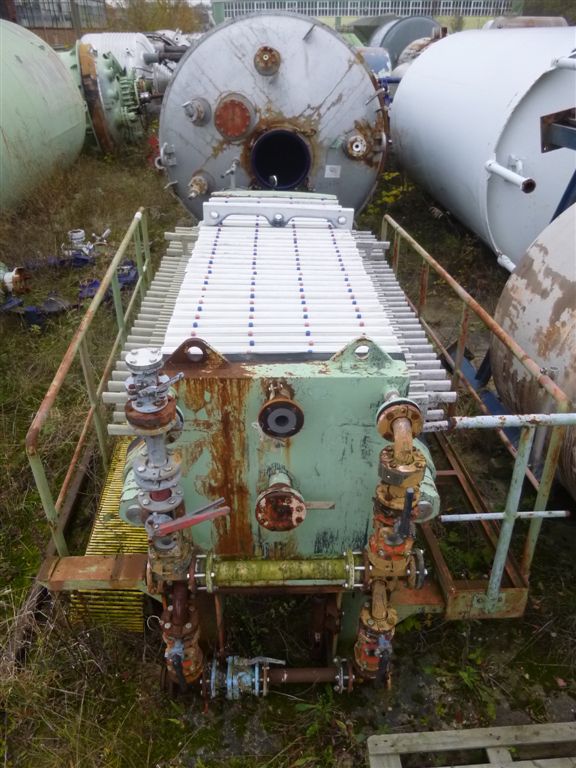 Filter Press, 473 Sq.Ft. Filtration Area, Polypropylene Plates, Manufactured by Von Roll - IPP# 204427