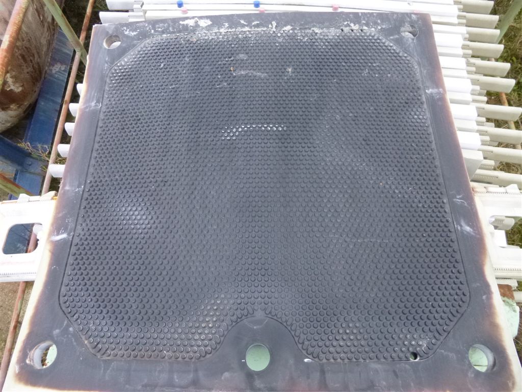 Filter Press, 473 Sq.Ft. Filtration Area, Polypropylene Plates, Manufactured by Von Roll - IPP# 204427