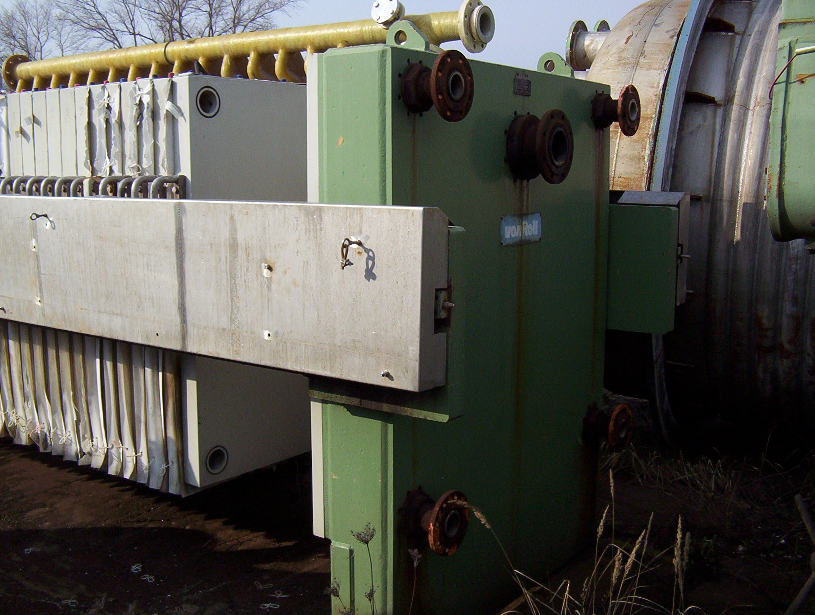 Filter Press, 197 Sq.Ft Filtration Area, Manufactured by Von Roll - IPP# 204436