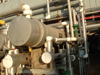 Stainless Steel 304 Graham Shell and Tube Heat Exchanger