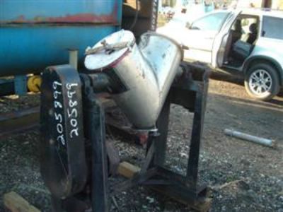   Mixer-Twin Shell & Double Cone 0.03 m3 (1 ft3) Stainless Steel 304 For Sale - IPP# 205899