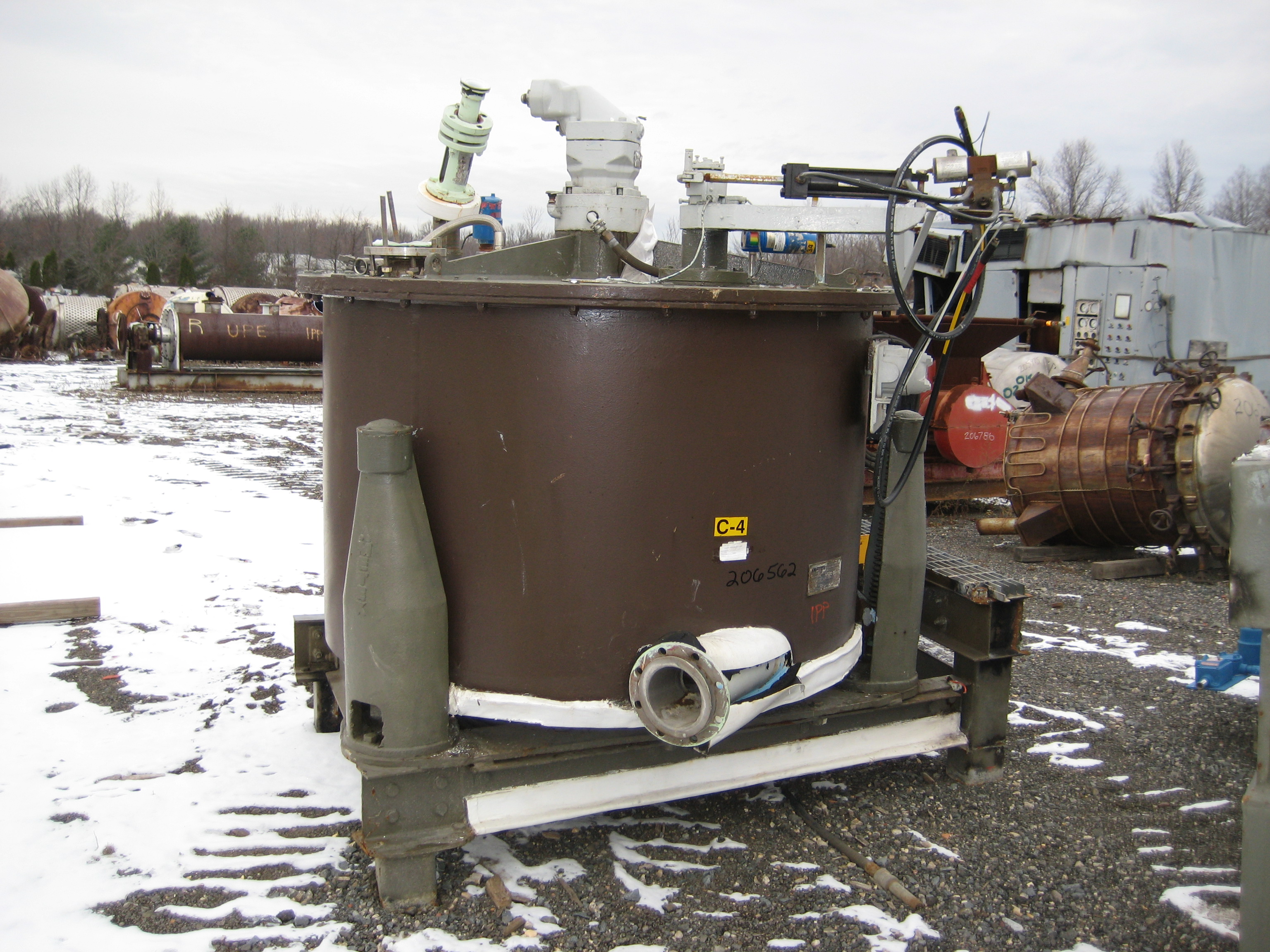 Auto Discharge-Bottom Centrifuge-Basket 1,524 mm (60 in) Hastelloy - C276 For Sale - IPP# 206562