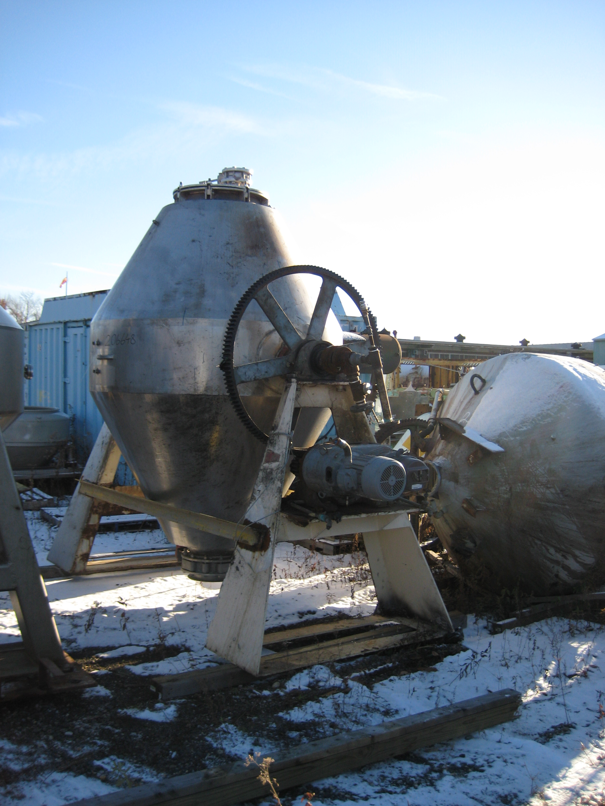   Dryer-Twin Shell & Double Cone 2.8 m3 (100 ft3) Stainless Steel 316 For Sale - IPP# 206648
