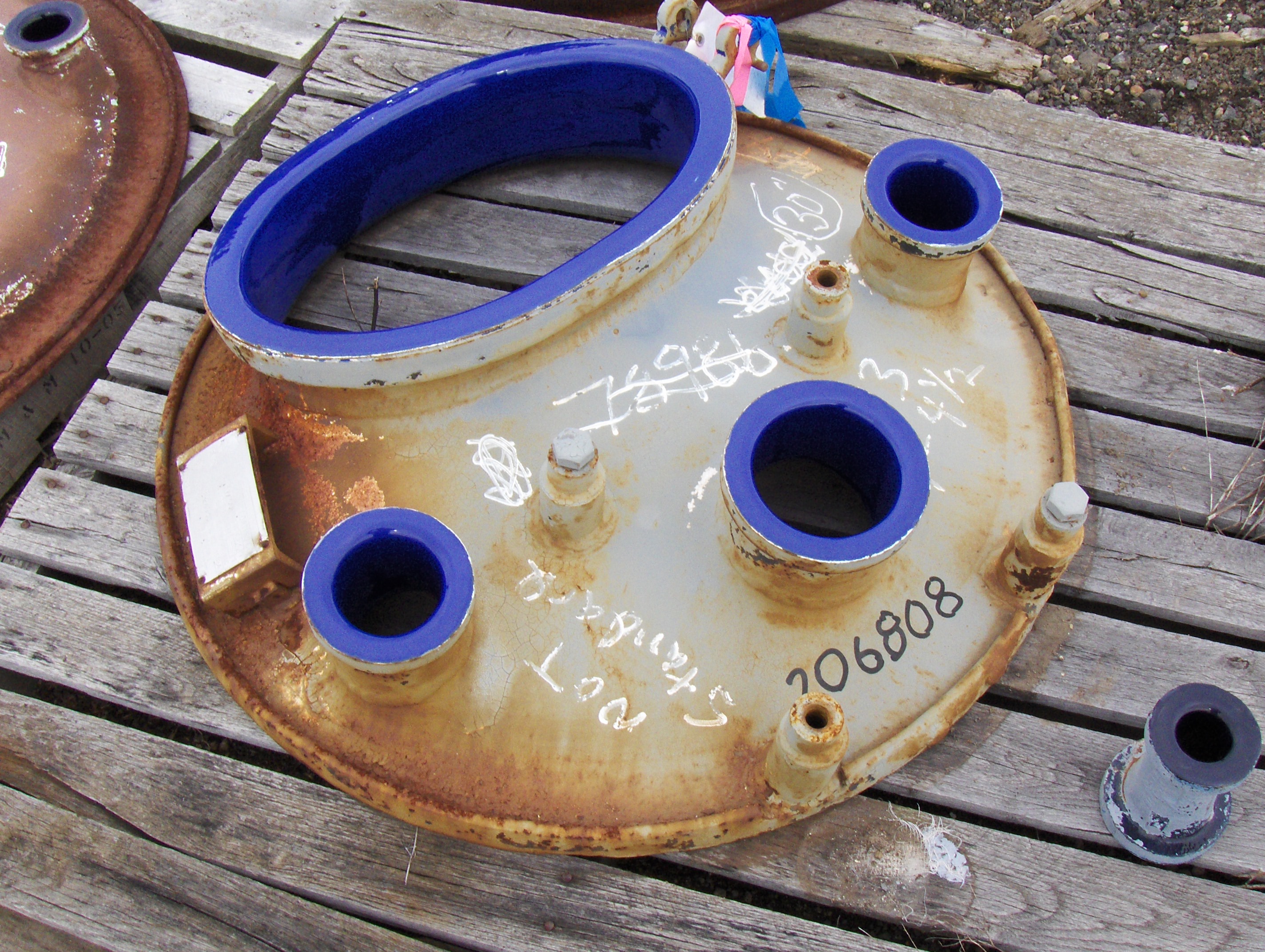 Glasslined Ceramic Coatings Main Cover Glass Lined Parts - IPP# 206808