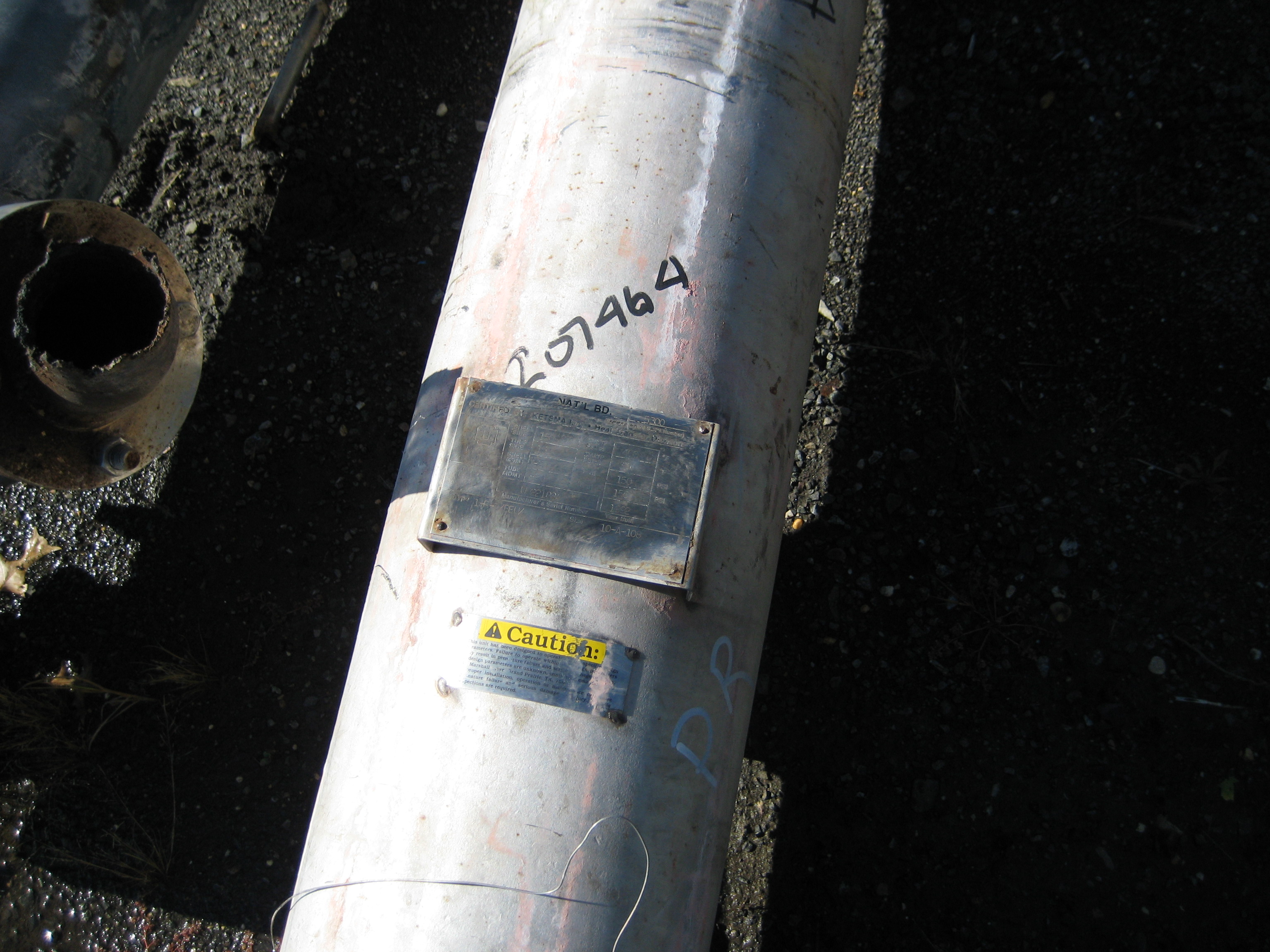 Stainless Steel 316 Shell and Tube Heat Exchanger - IPP# 207464