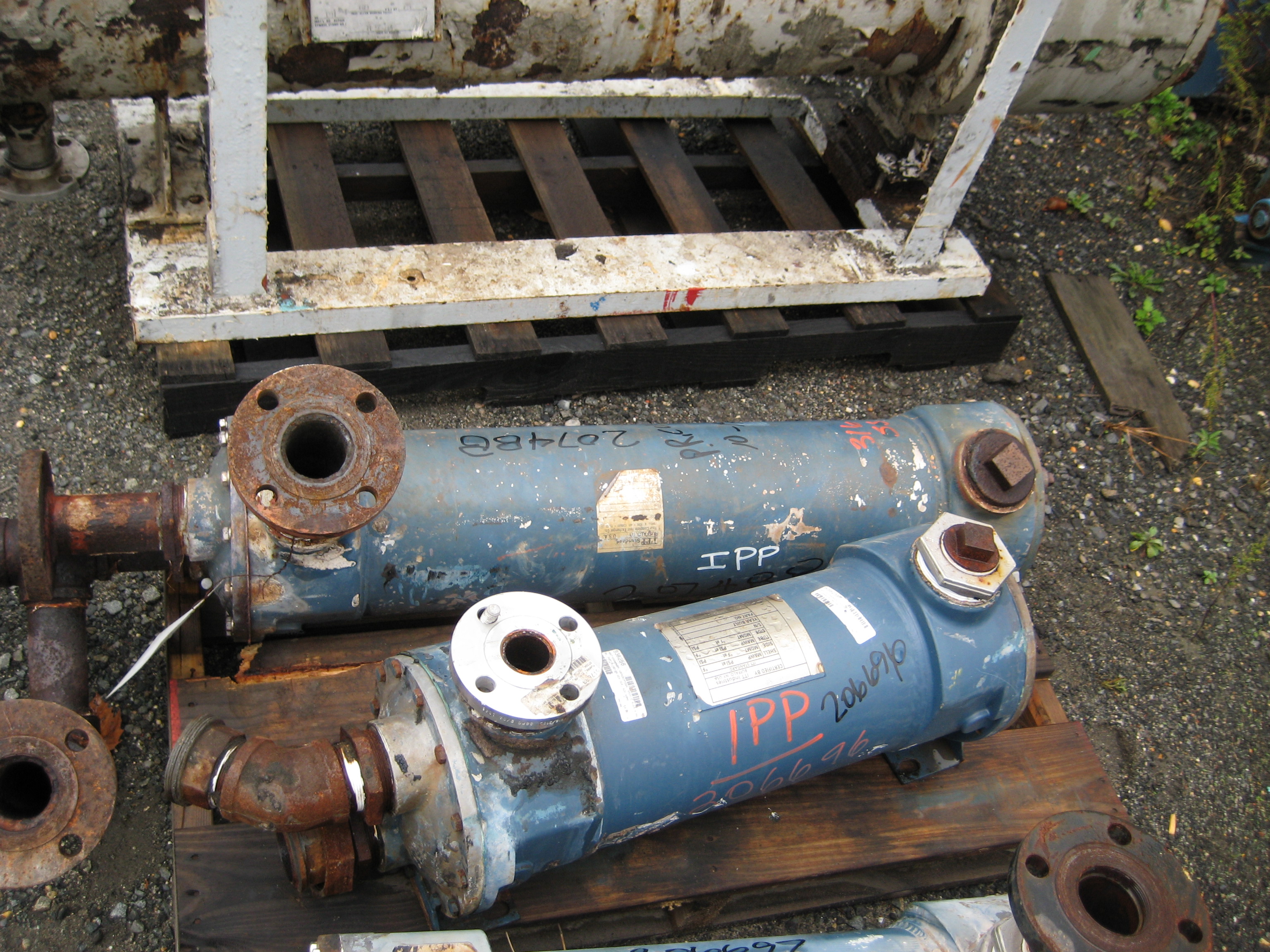  Shell and Tube Heat Exchanger 1.86 m² (20 ft²) Stainless Steel 316 For Sale - IPP# 207488