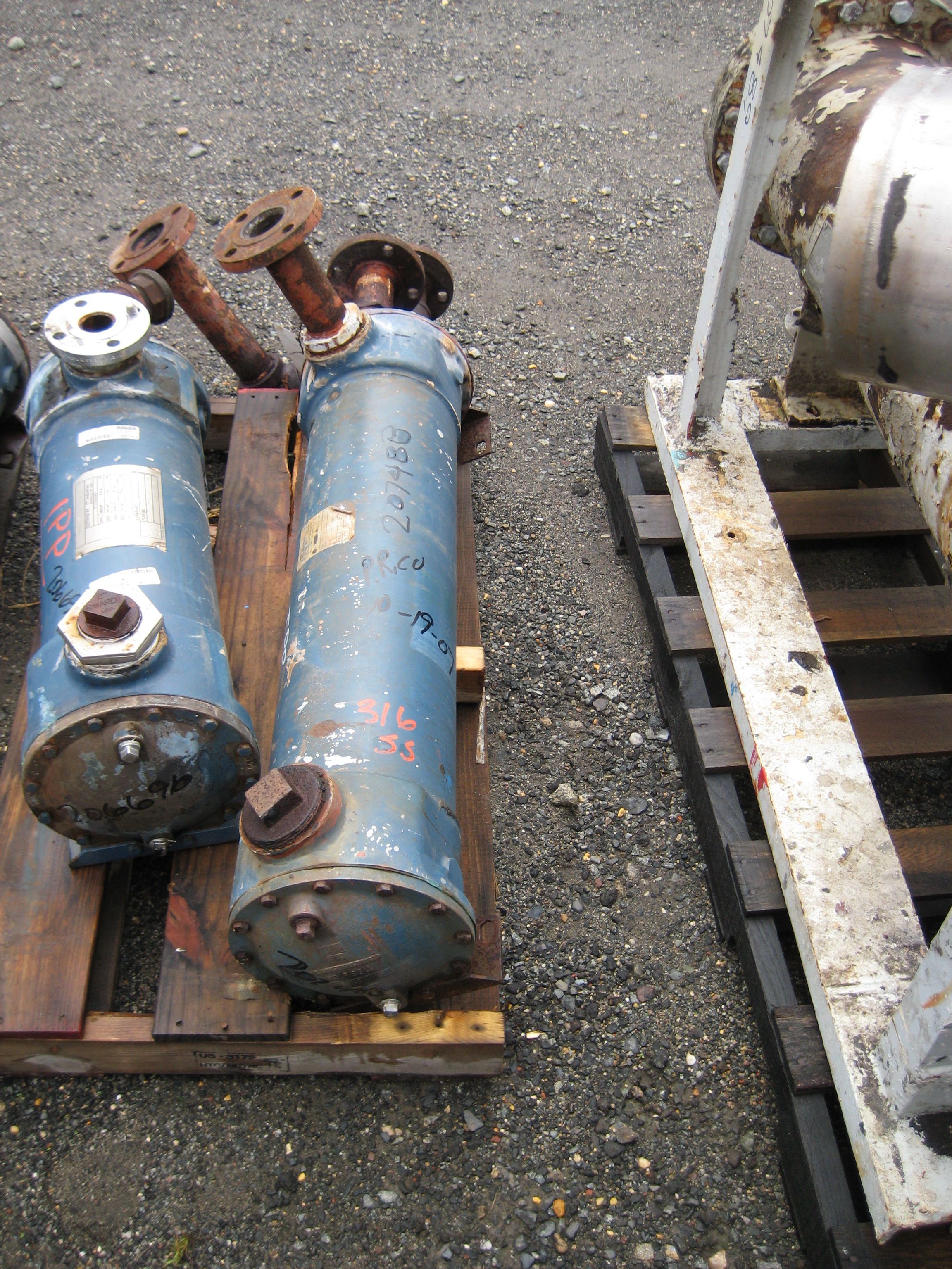  Shell and Tube Heat Exchanger 1.86 m² (20 ft²) Stainless Steel 316 For Sale - IPP# 207488
