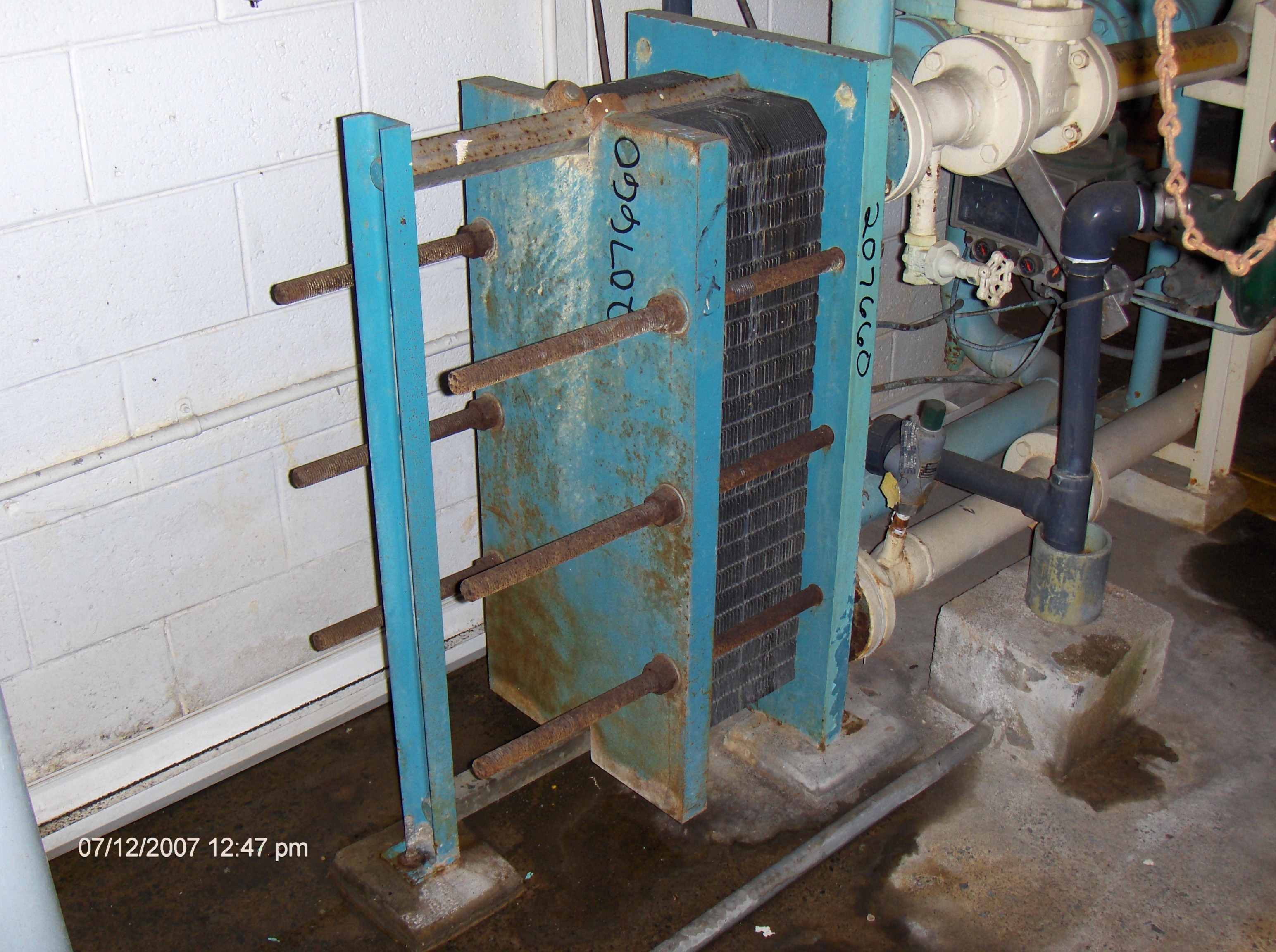 Titanium APV SR25 Plate and Frame Heat Exchanger - IPP# 207660