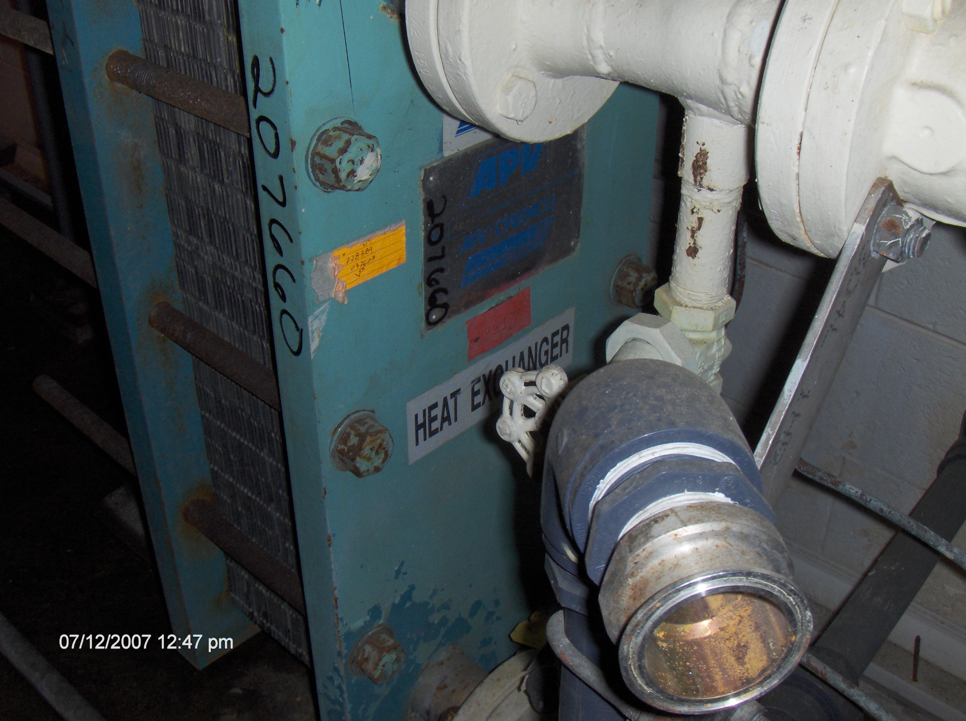 Titanium APV SR25 Plate and Frame Heat Exchanger - IPP# 207660