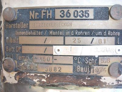  Rising/Falling Film Evaporator 100 kg/h (220.5 lb/h) Stainless Steel Austenitic For Sale - IPP# 207947