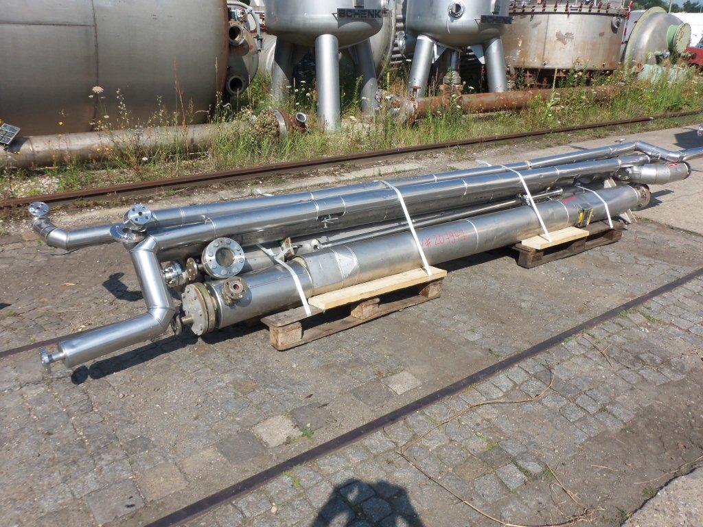  Rising/Falling Film Evaporator 100 kg/h (220.5 lb/h) Stainless Steel Austenitic For Sale - IPP# 207947