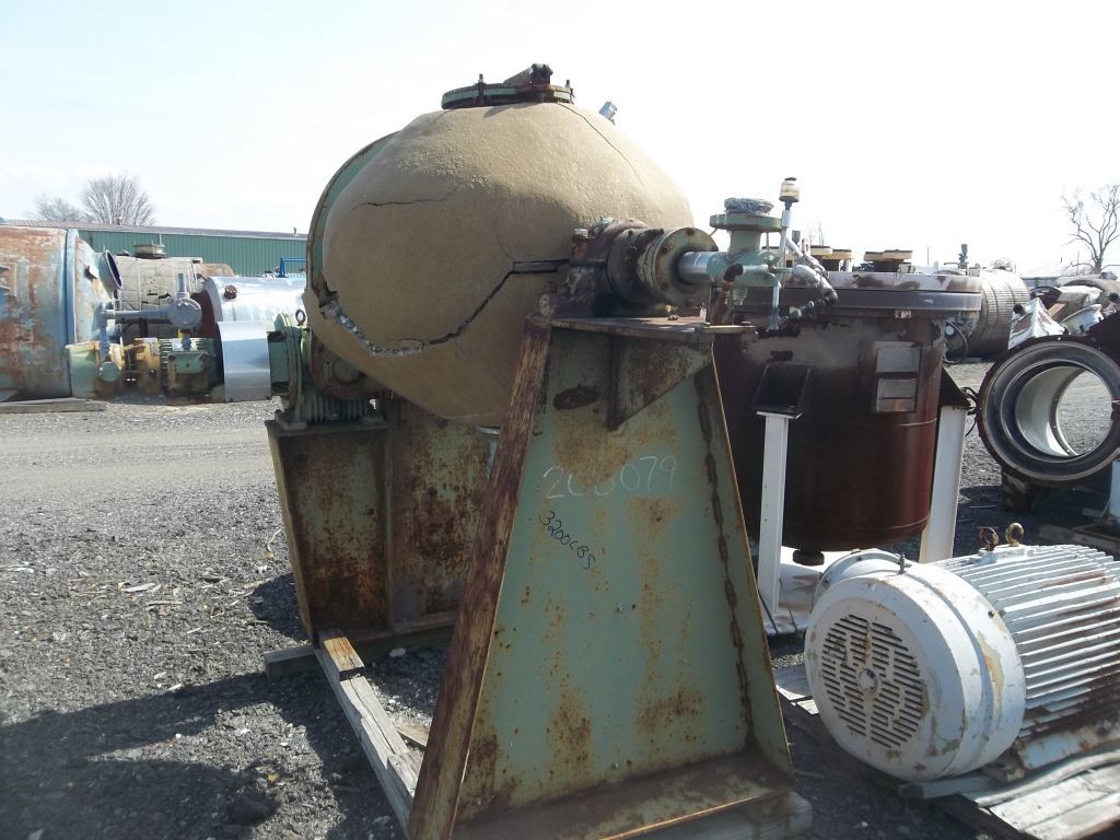   Dryer-Twin Shell & Double Cone 0.14 m3 (5 ft3) Stainless Steel 316 For Sale - IPP# 208079