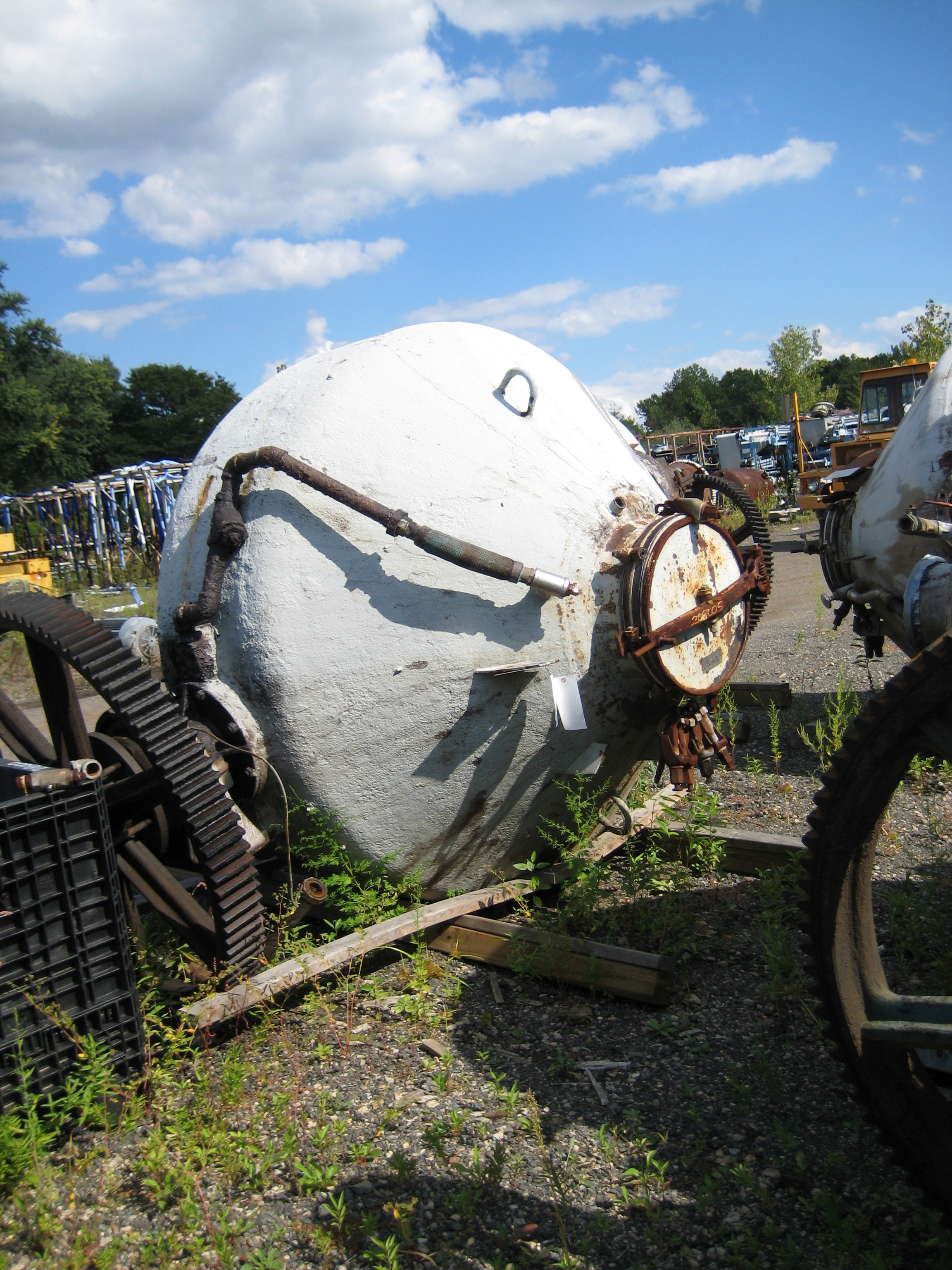  Dryer-Twin Shell & Double Cone 3 m3 (107 ft3) Glasslined For Sale - IPP# 208005