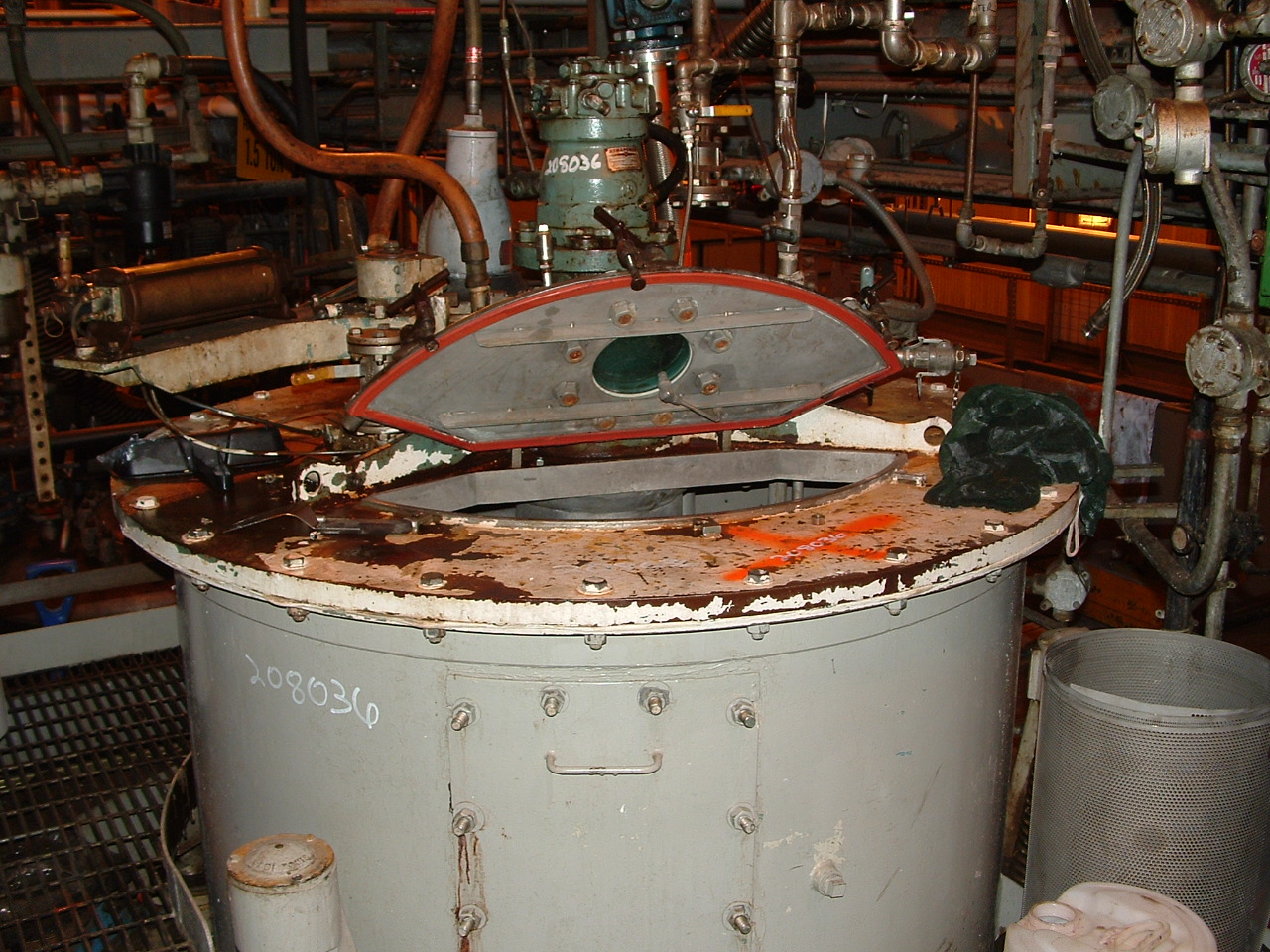  Auto Discharge-Bottom Centrifuge-Basket 1,219 mm (48 in) Stainless Steel 316 For Sale - IPP# 208036