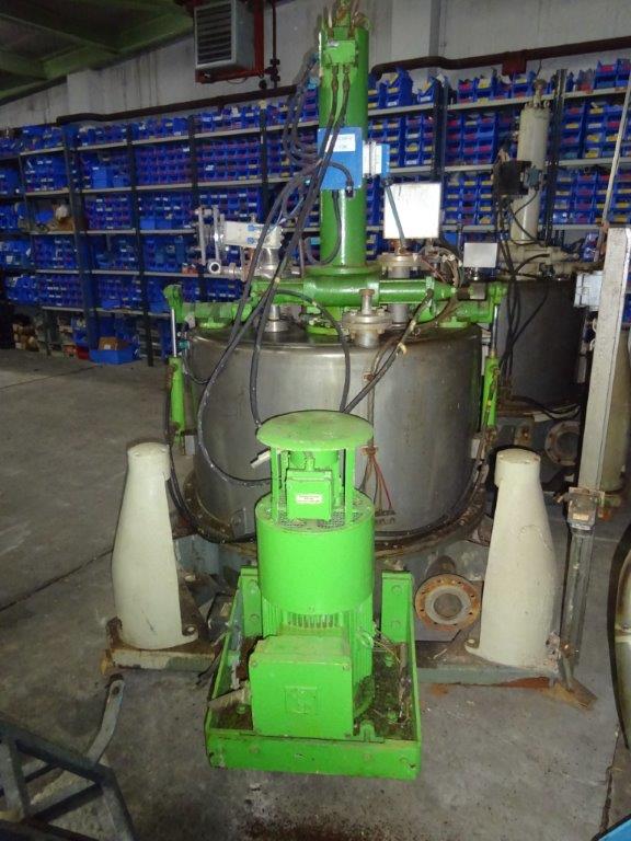  Auto Discharge-Bottom Centrifuge-Basket 1,000 mm (39.4 in) Stainless Steel 316 For Sale - IPP# 208274