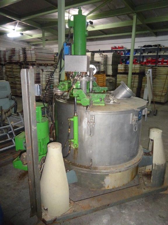  Auto Discharge-Bottom Centrifuge-Basket 1,000 mm (39.4 in) Stainless Steel 316 For Sale - IPP# 208274