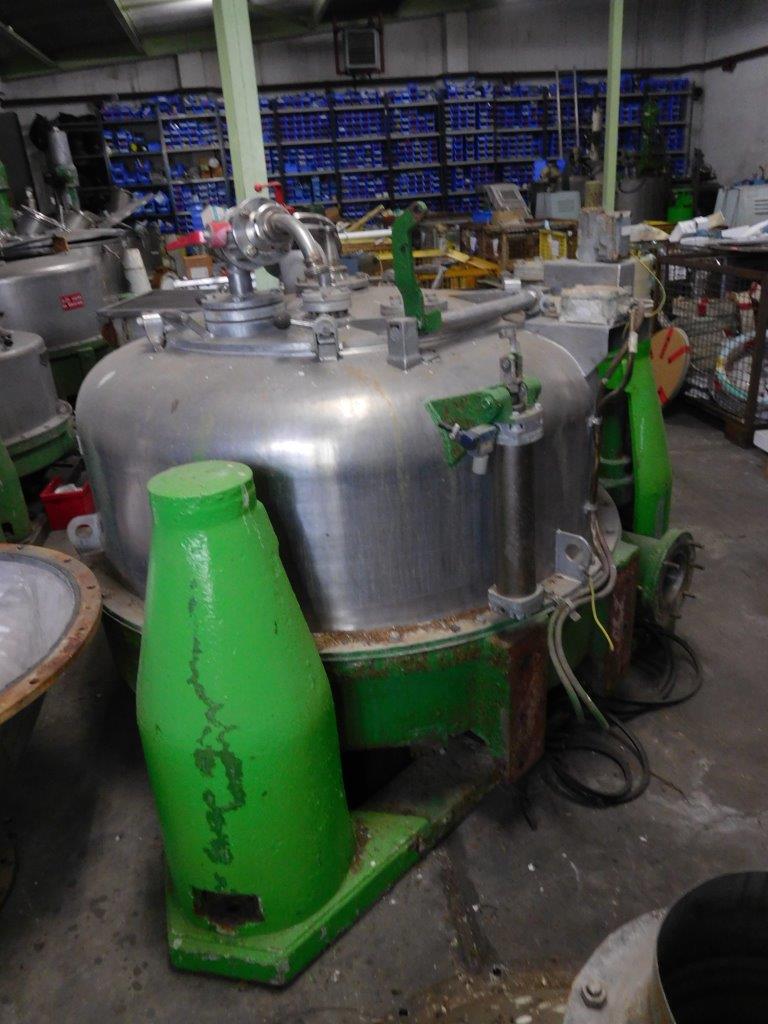  Auto Discharge-Bottom Centrifuge-Basket 1,250 mm (49.2 in) Stainless Steel Other For Sale - IPP# 208213