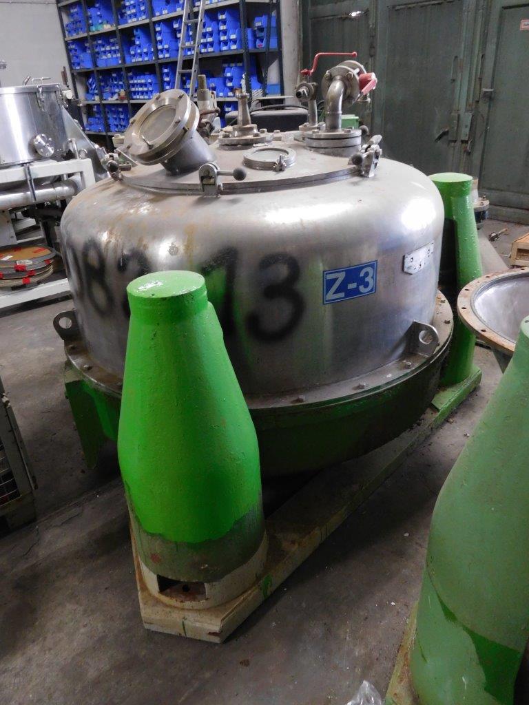  Auto Discharge-Bottom Centrifuge-Basket 1,250 mm (49.2 in) Stainless Steel Other For Sale - IPP# 208213
