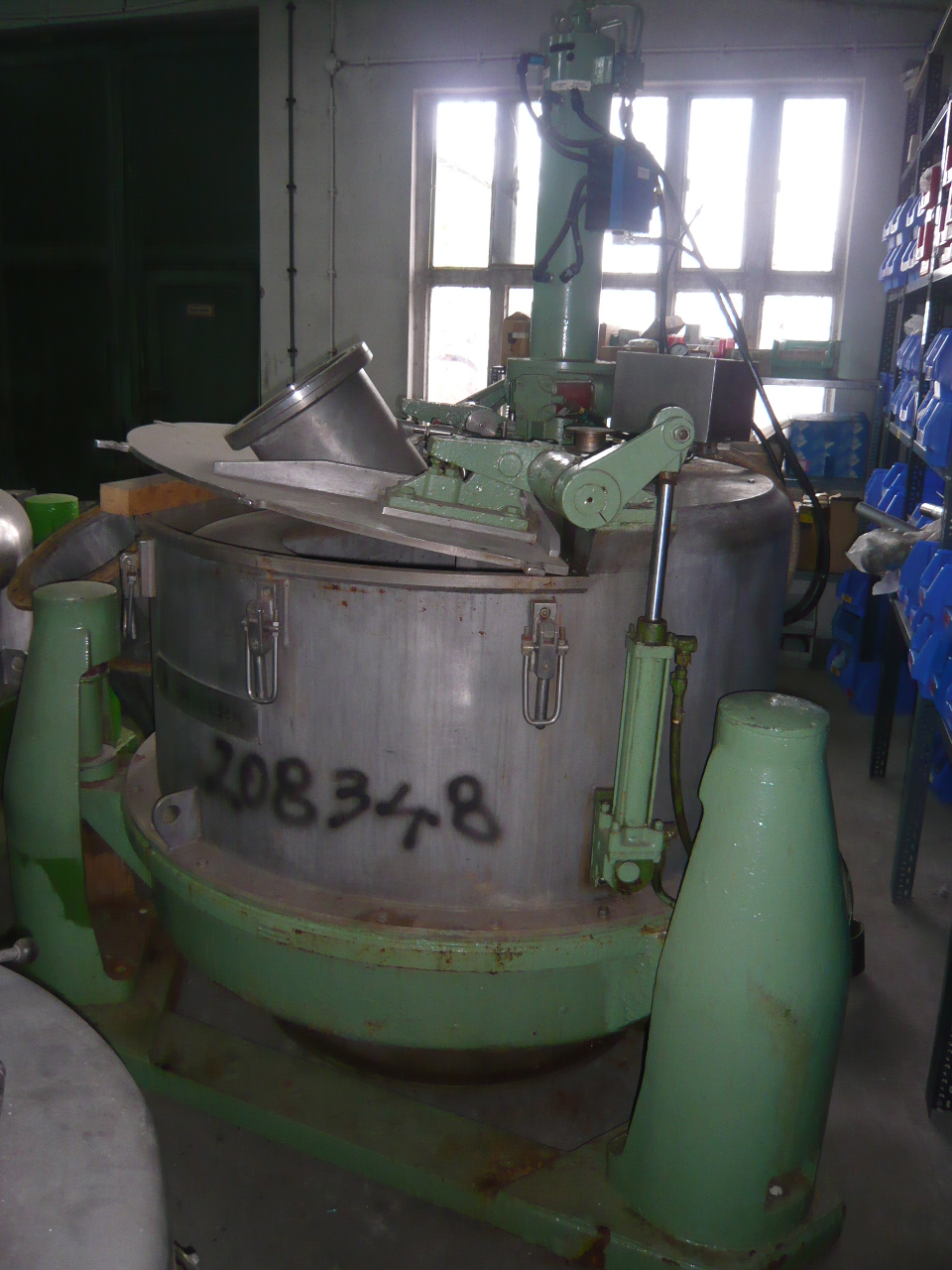  Auto Discharge-Bottom Centrifuge-Basket 1,250 mm (49.2 in) Stainless Steel Austenitic For Sale - IPP# 208348