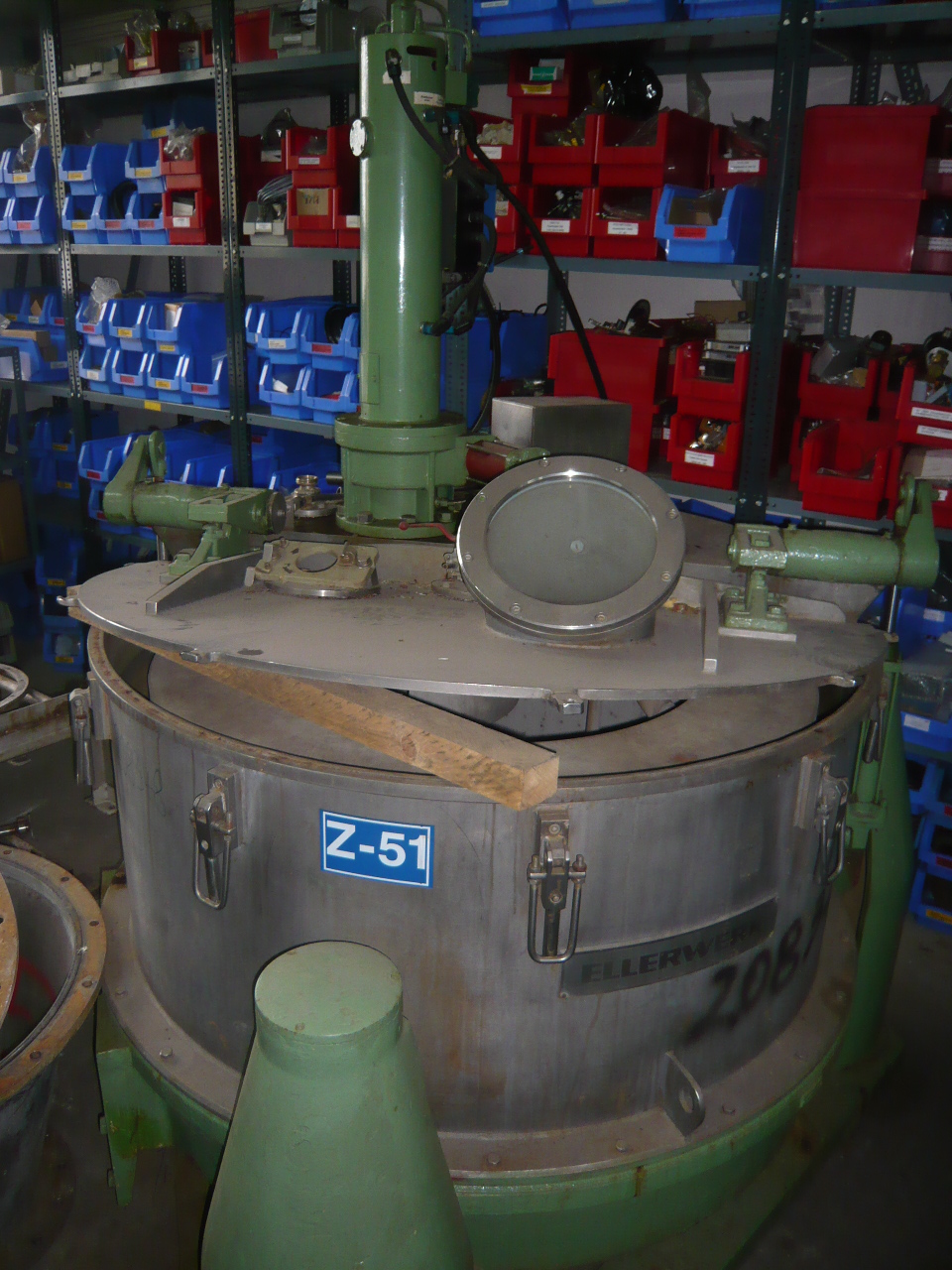  Auto Discharge-Bottom Centrifuge-Basket 1,250 mm (49.2 in) Stainless Steel Austenitic For Sale - IPP# 208348