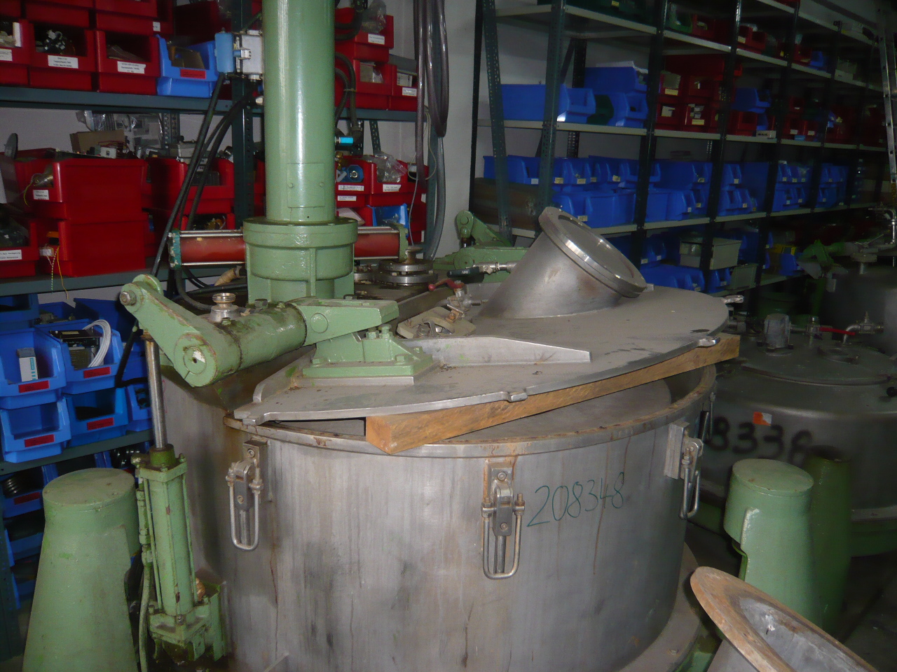  Auto Discharge-Bottom Centrifuge-Basket 1,250 mm (49.2 in) Stainless Steel Austenitic For Sale - IPP# 208348