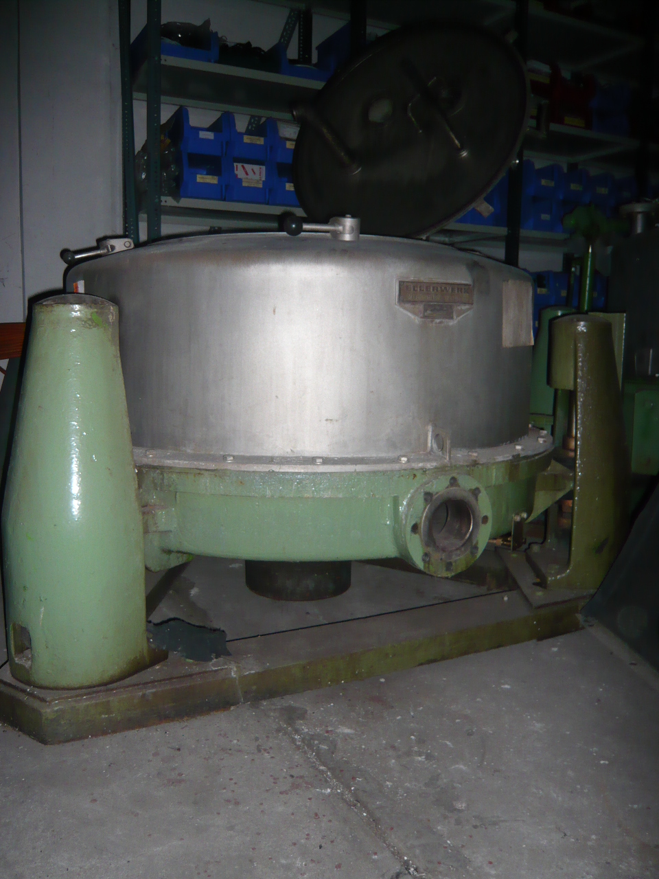  Manual Discharge-Top Centrifuge-Basket 1,000 mm (39.4 in) Stainless Steel Austenitic For Sale - IPP# 208338
