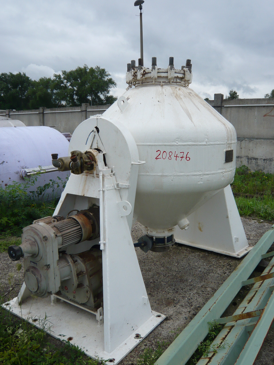   Dryer-Twin Shell & Double Cone 0.99 m3 (35 ft3) Glasslined For Sale - IPP# 208476