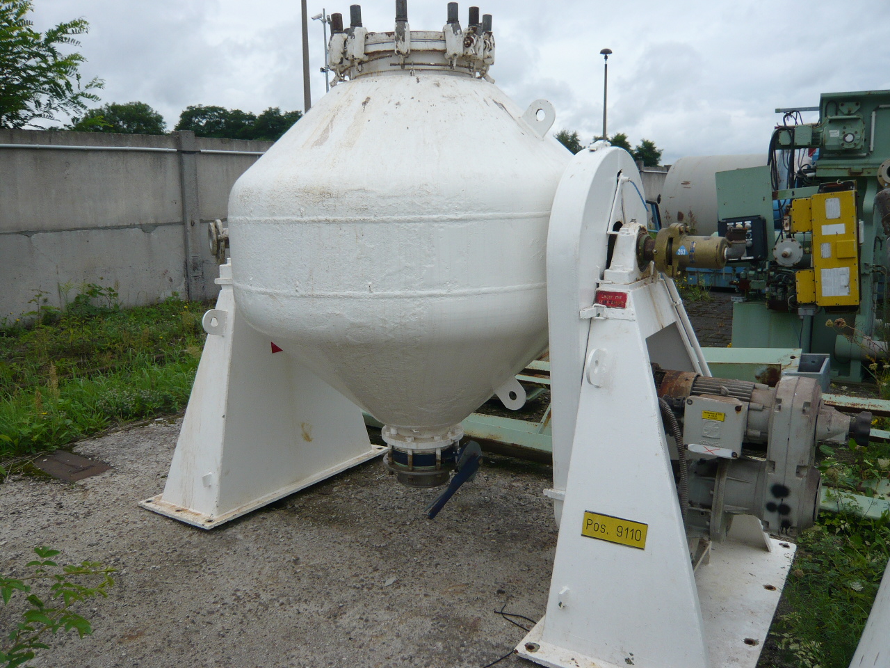   Dryer-Twin Shell & Double Cone 0.99 m3 (35 ft3) Glasslined For Sale - IPP# 208476