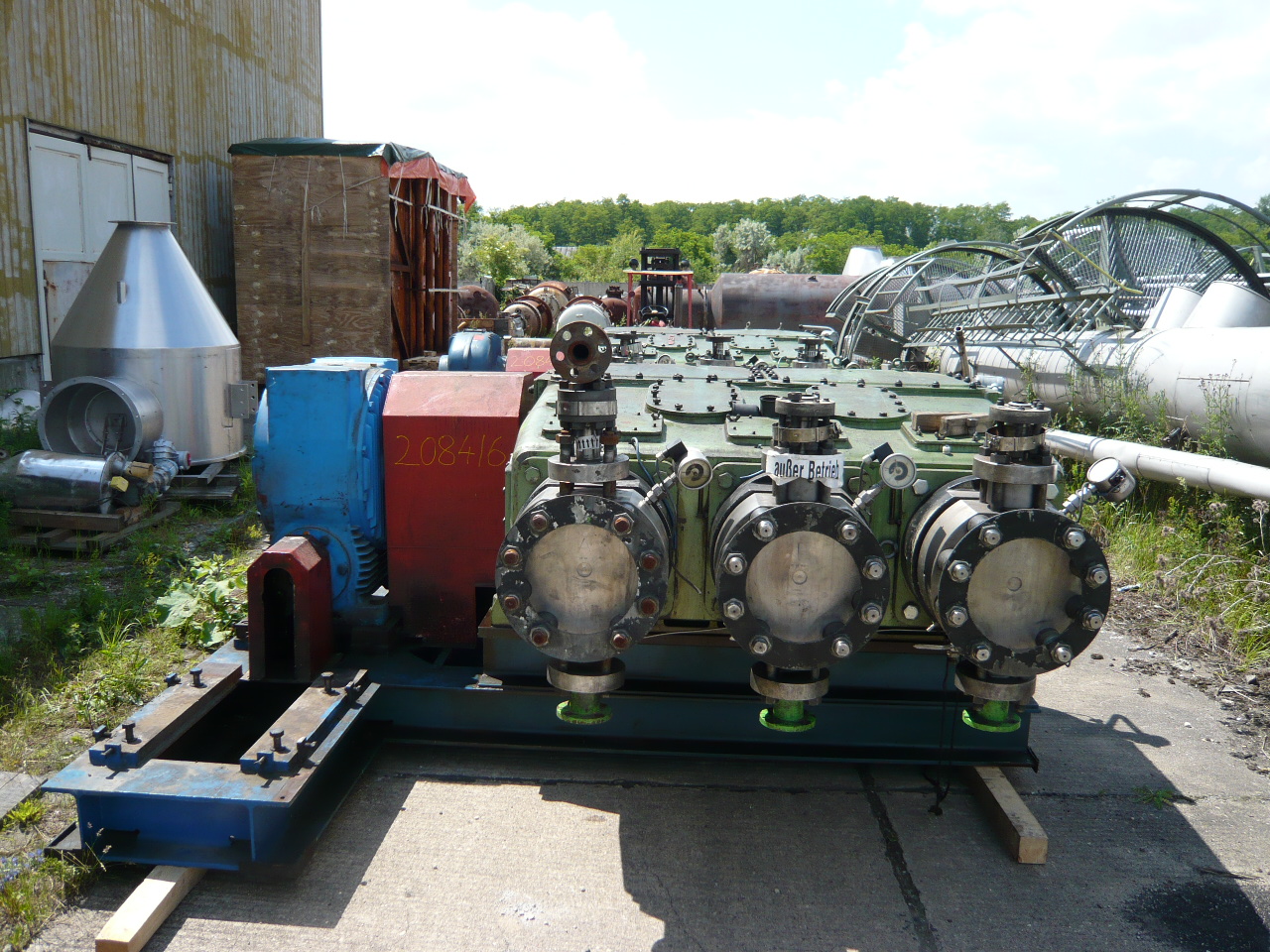  Reciprocating Pump 100 m3/h (440.3 GPM) Stainless Steel Austenitic For Sale - IPP# 208416