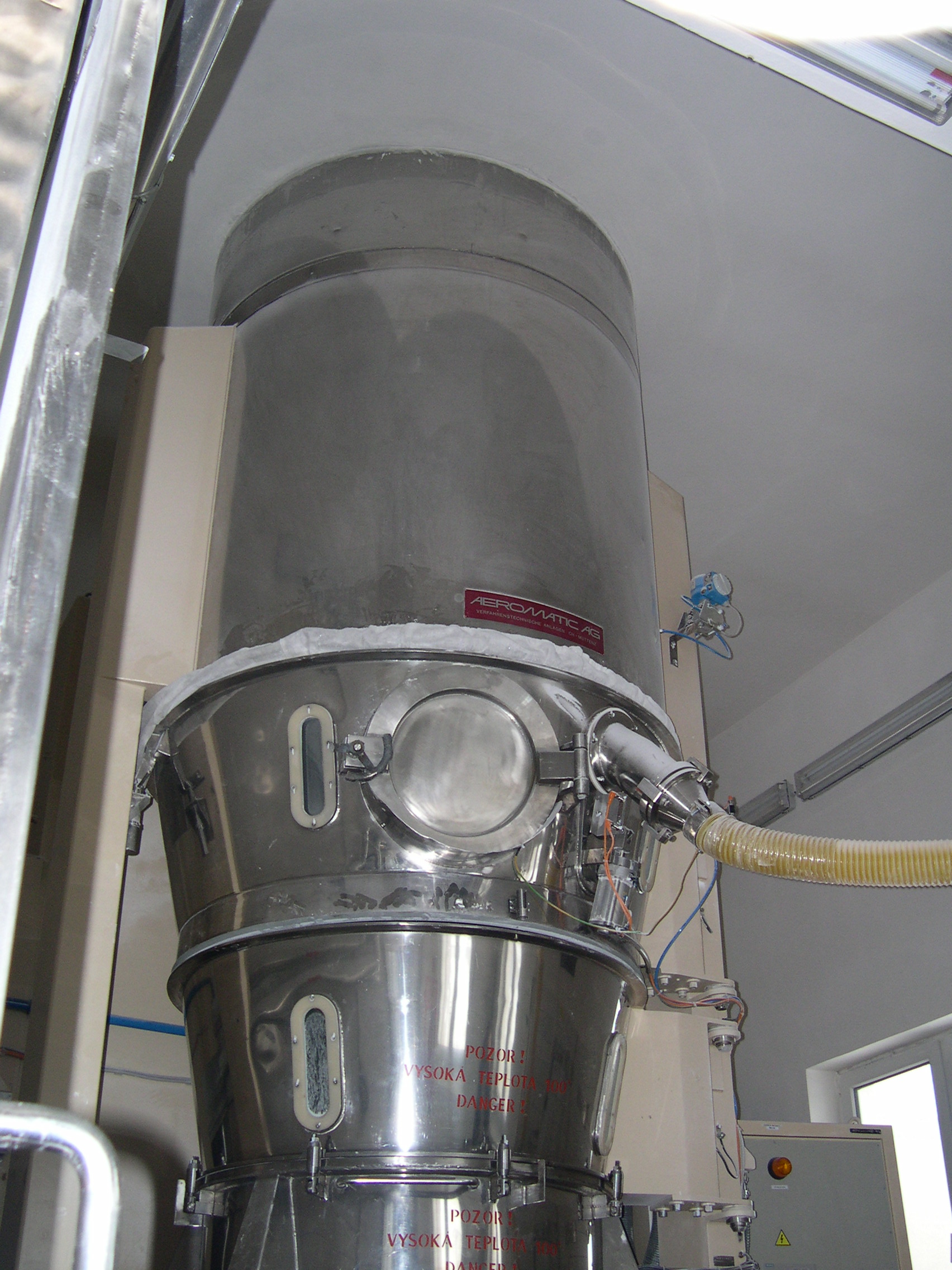   Dryer-Fluid Bed 600 L (158.5 gallons) Stainless Steel 304 For Sale - IPP# 208847