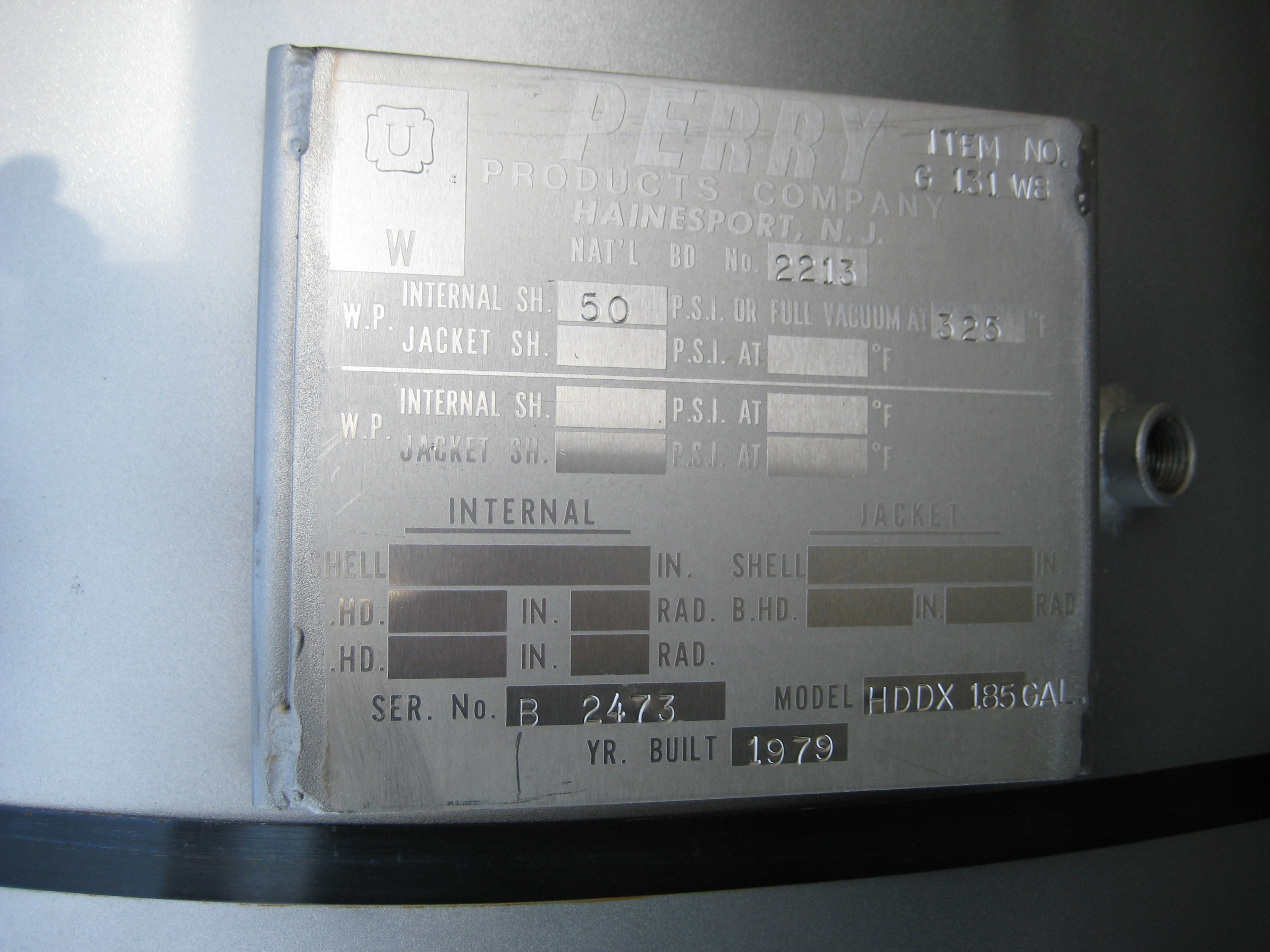 Unused Stainless Steel 316 Tank - IPP# 209705