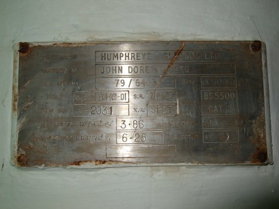 Stainless Steel 304 John Dore & Co Ltd  Tank - IPP# 209917