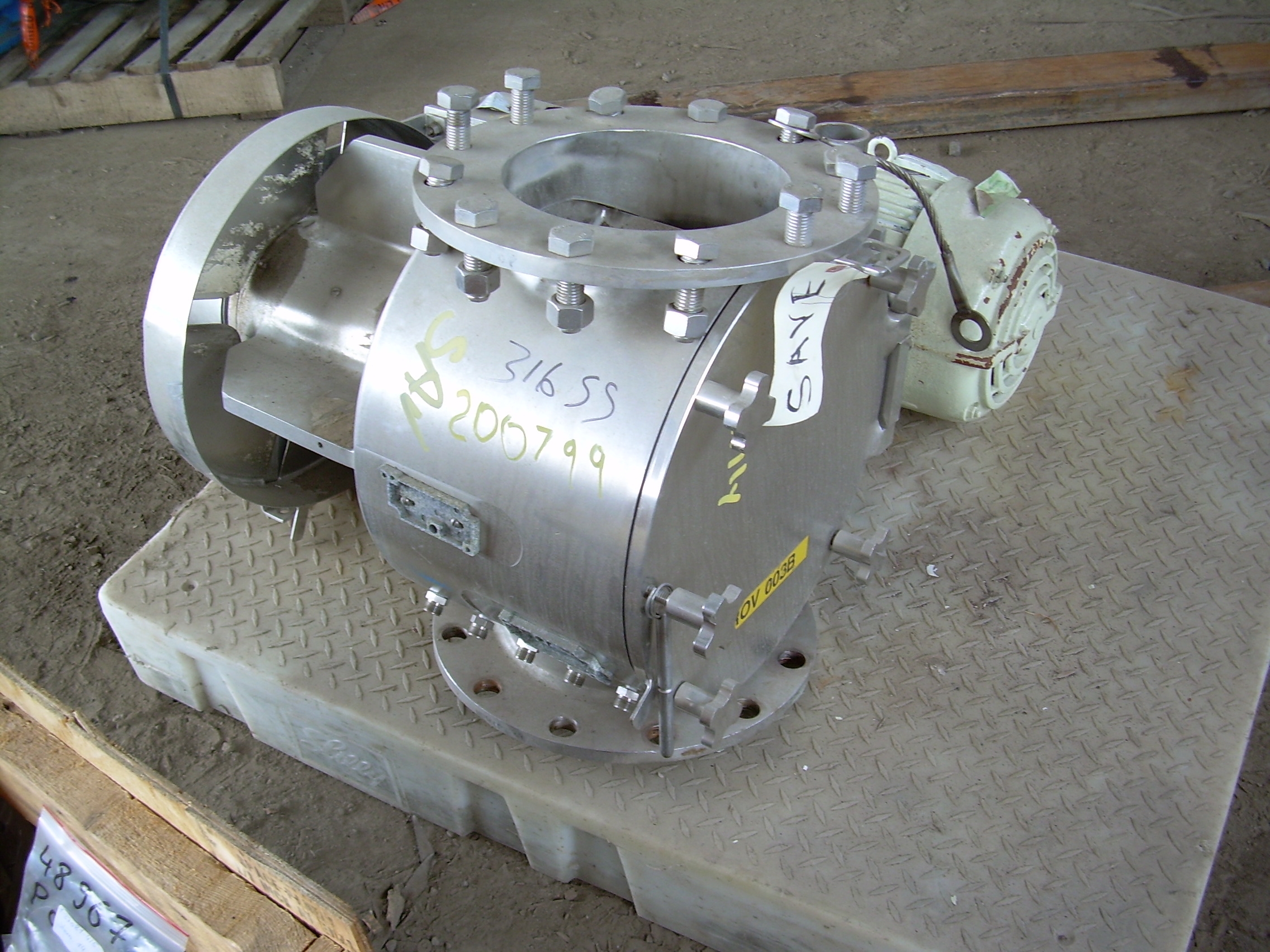  Rotary Feeder 254 mm (10 in) Stainless Steel 316 For Sale - IPP# 200799