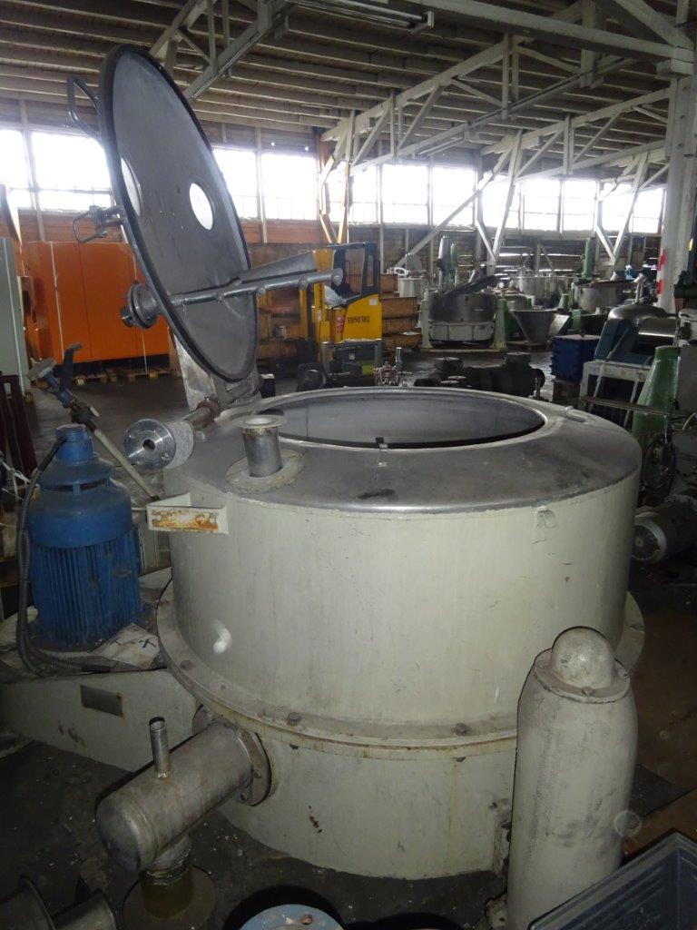  Manual Discharge-Top Centrifuge-Basket 1,200 mm (47.2 in) Stainless Steel 316 For Sale - IPP# 200902