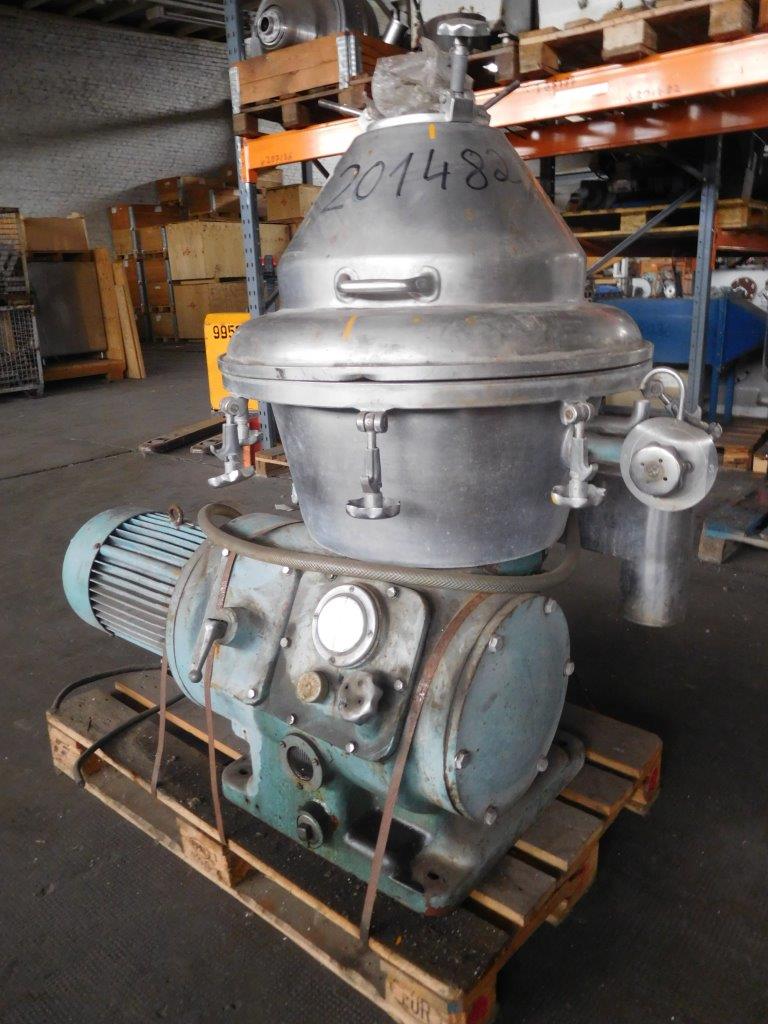   Centrifuge-Disc Bowl 15 kW (20.1 HP) Stainless Steel Other For Sale - IPP# 201482