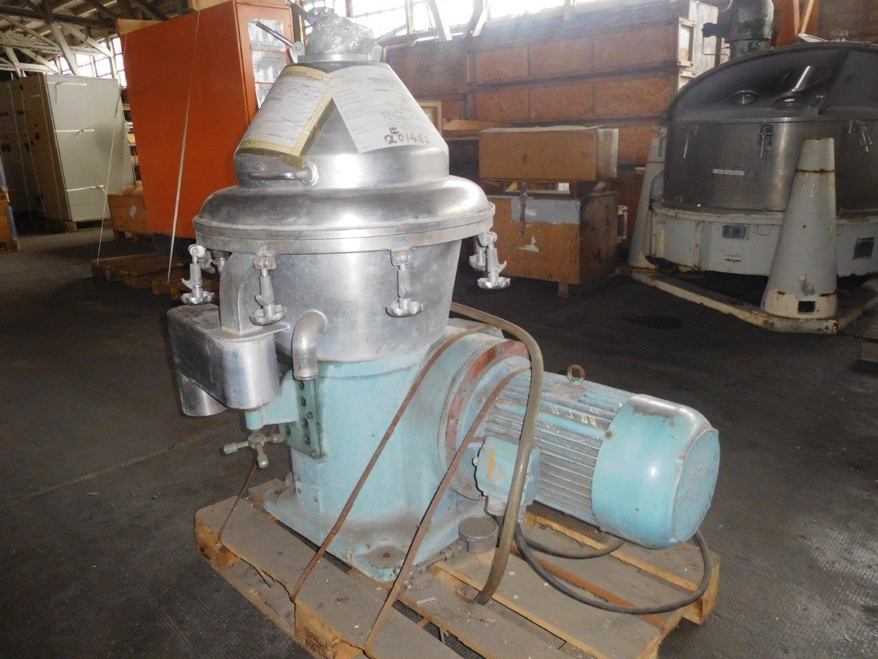  Centrifuge-Disc Bowl 15 kW (20.1 HP) Stainless Steel Other For Sale - IPP# 201482