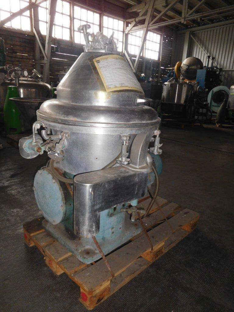   Centrifuge-Disc Bowl 15 kW (20.1 HP) Stainless Steel Other For Sale - IPP# 201482