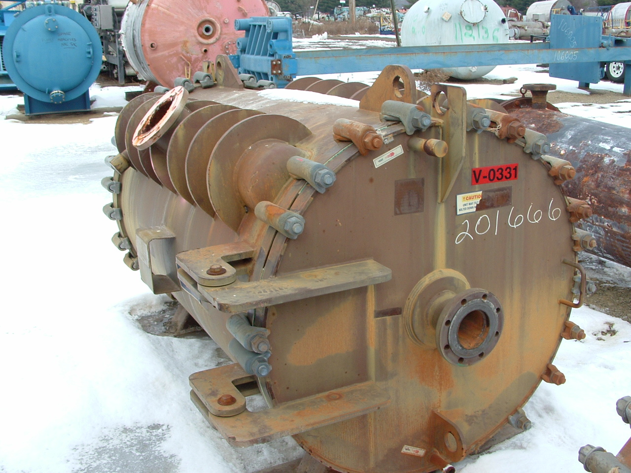Carbon Steel Alfa Laval Spiral Heat Exchanger - IPP# 201666
