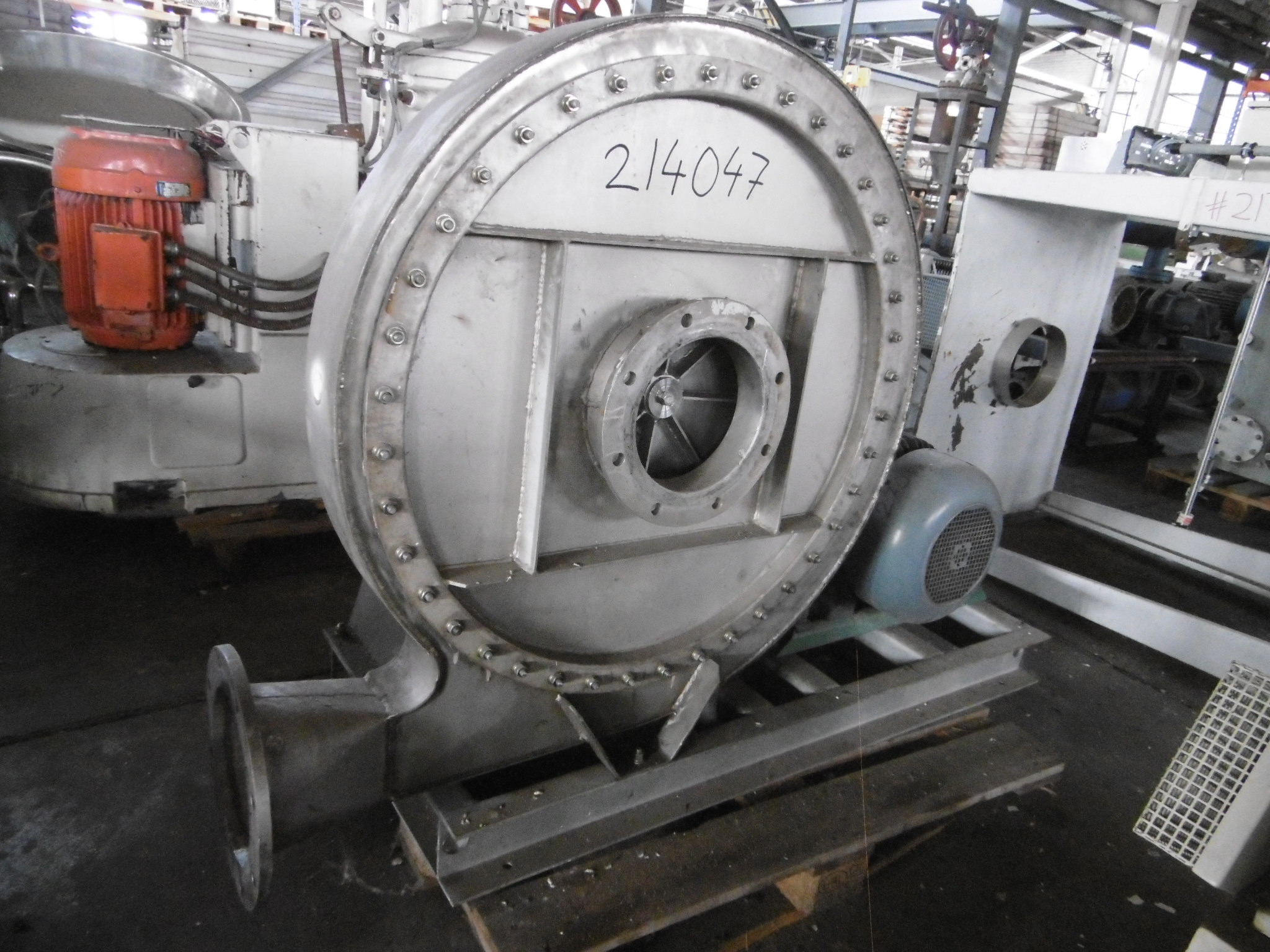   Blower 1,512 m3/h (889.9 CFM) Stainless Steel 321 For Sale - IPP# 214047