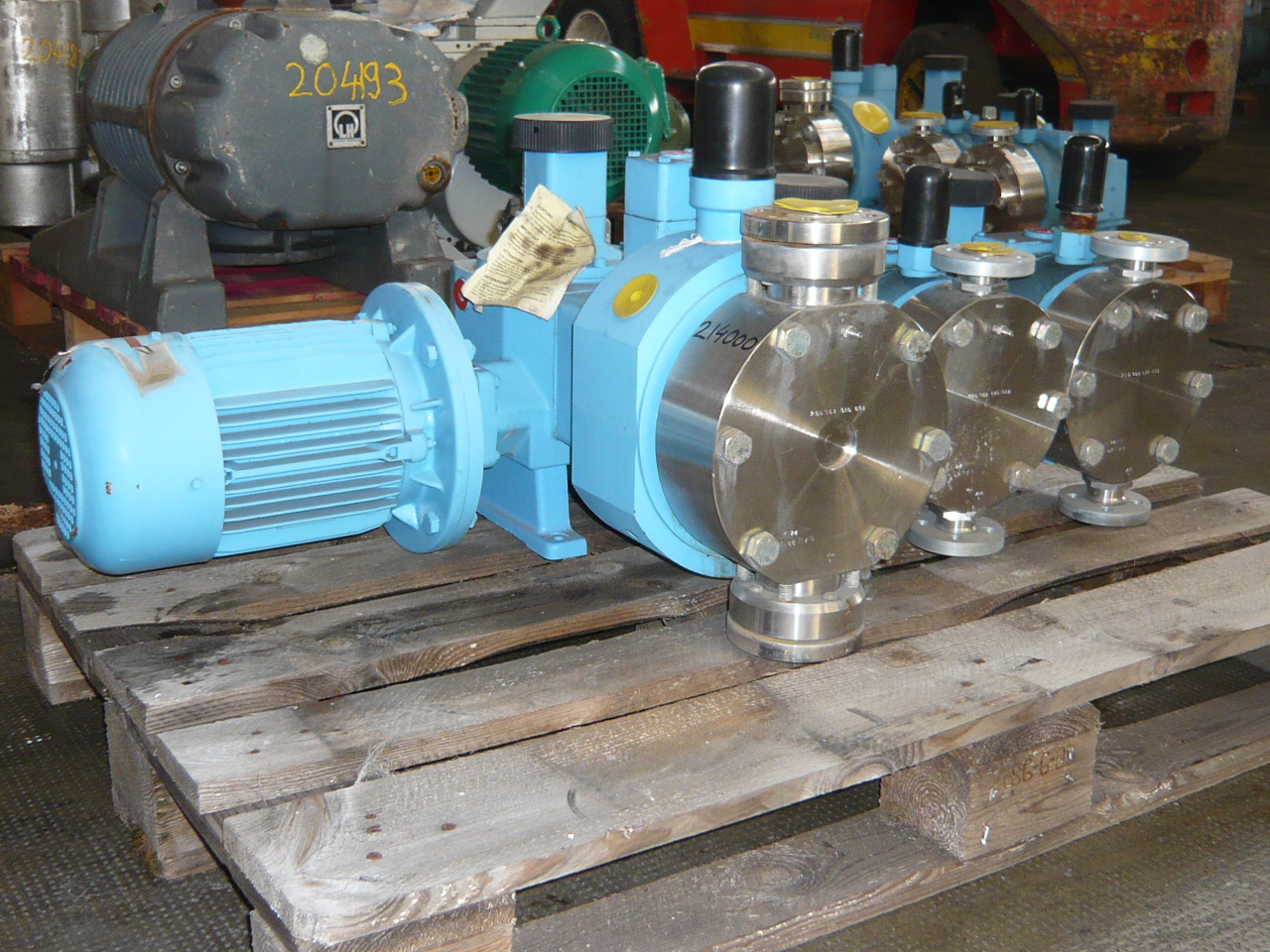 Unused Reciprocating Pump 1.1 m3/h (4.8 GPM) Stainless Steel 316 For Sale - IPP# 214000