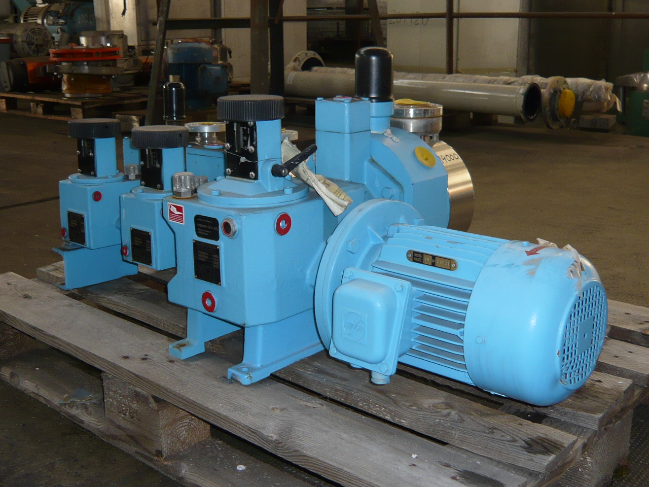 Unused Reciprocating Pump 1.1 m3/h (4.8 GPM) Stainless Steel 316 For Sale - IPP# 214000