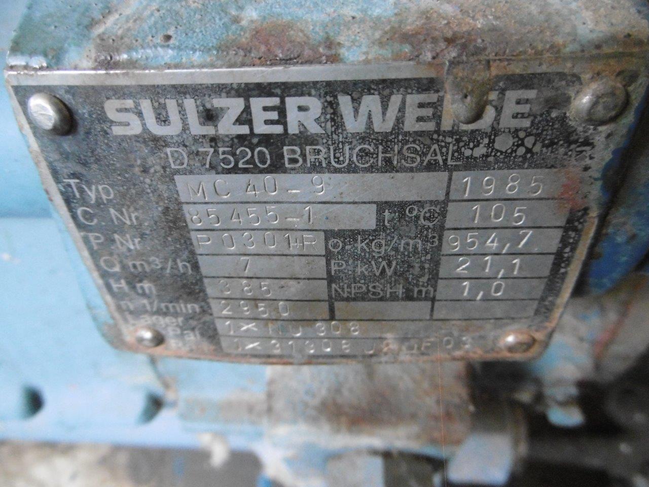  Centrifugal Pump 7 m3/h (30.8 GPM) Carbon Steel For Sale - IPP# 214039