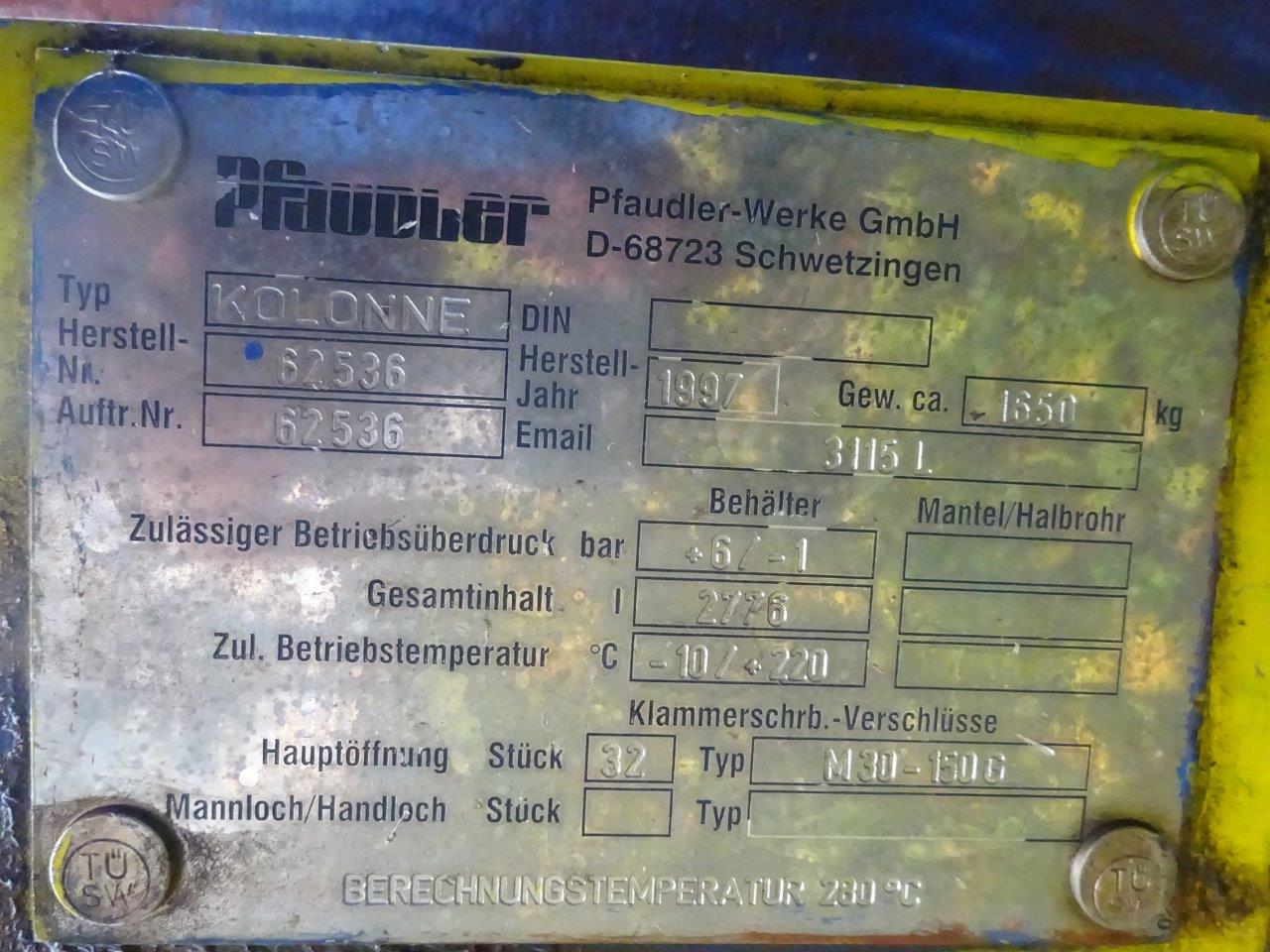  Packed Column 1,000 mm (39.4 in) Glasslined For Sale - IPP# 214156