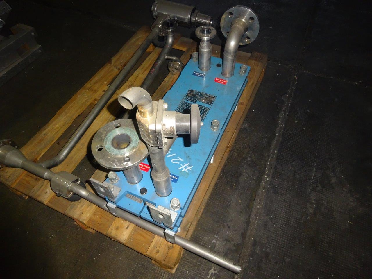  Plate and Frame Heat Exchanger 1.02 m² (11 ft²) Stainless Steel 316 For Sale - IPP# 214108