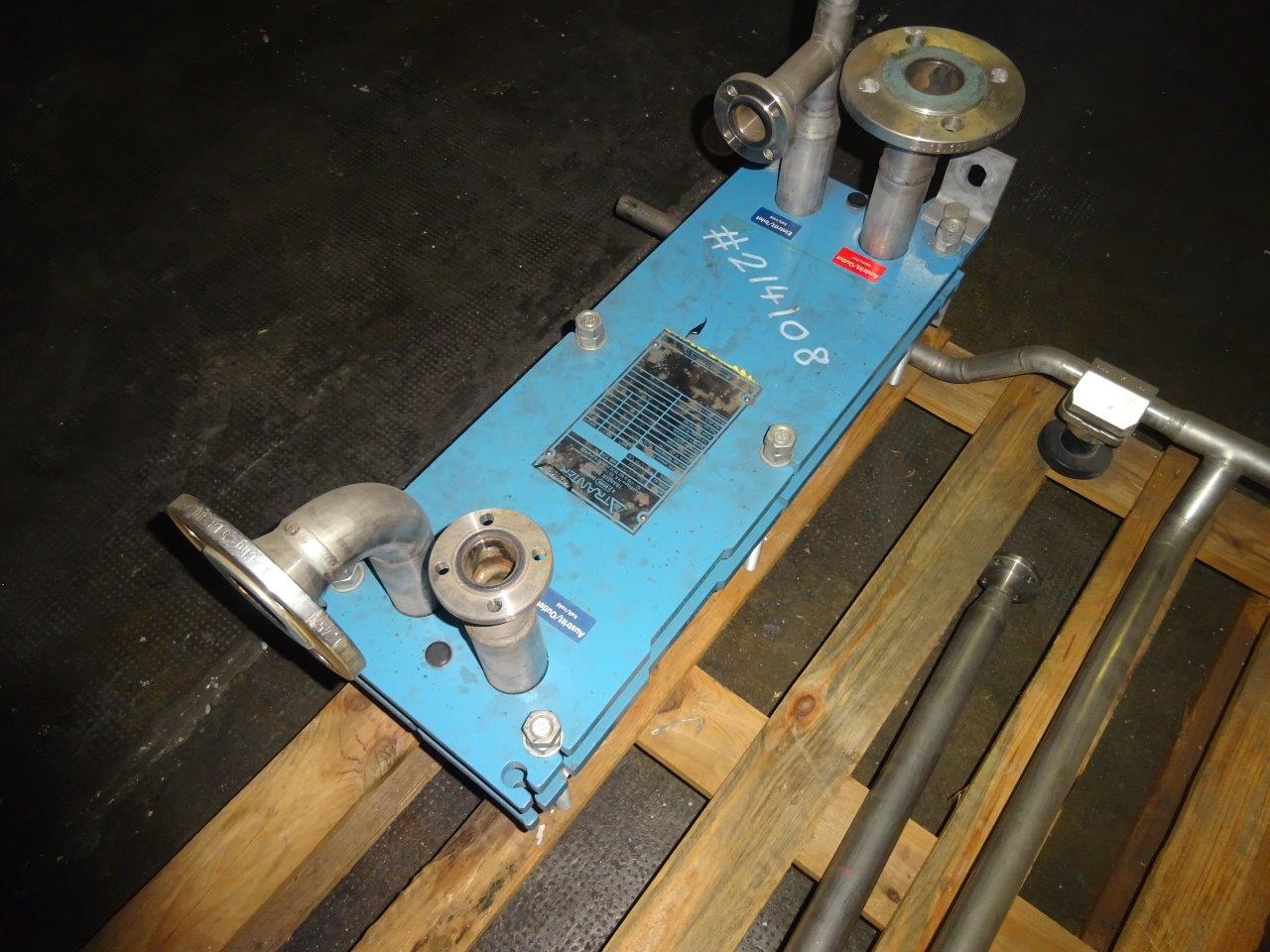  Plate and Frame Heat Exchanger 1.02 m² (11 ft²) Stainless Steel 316 For Sale - IPP# 214108