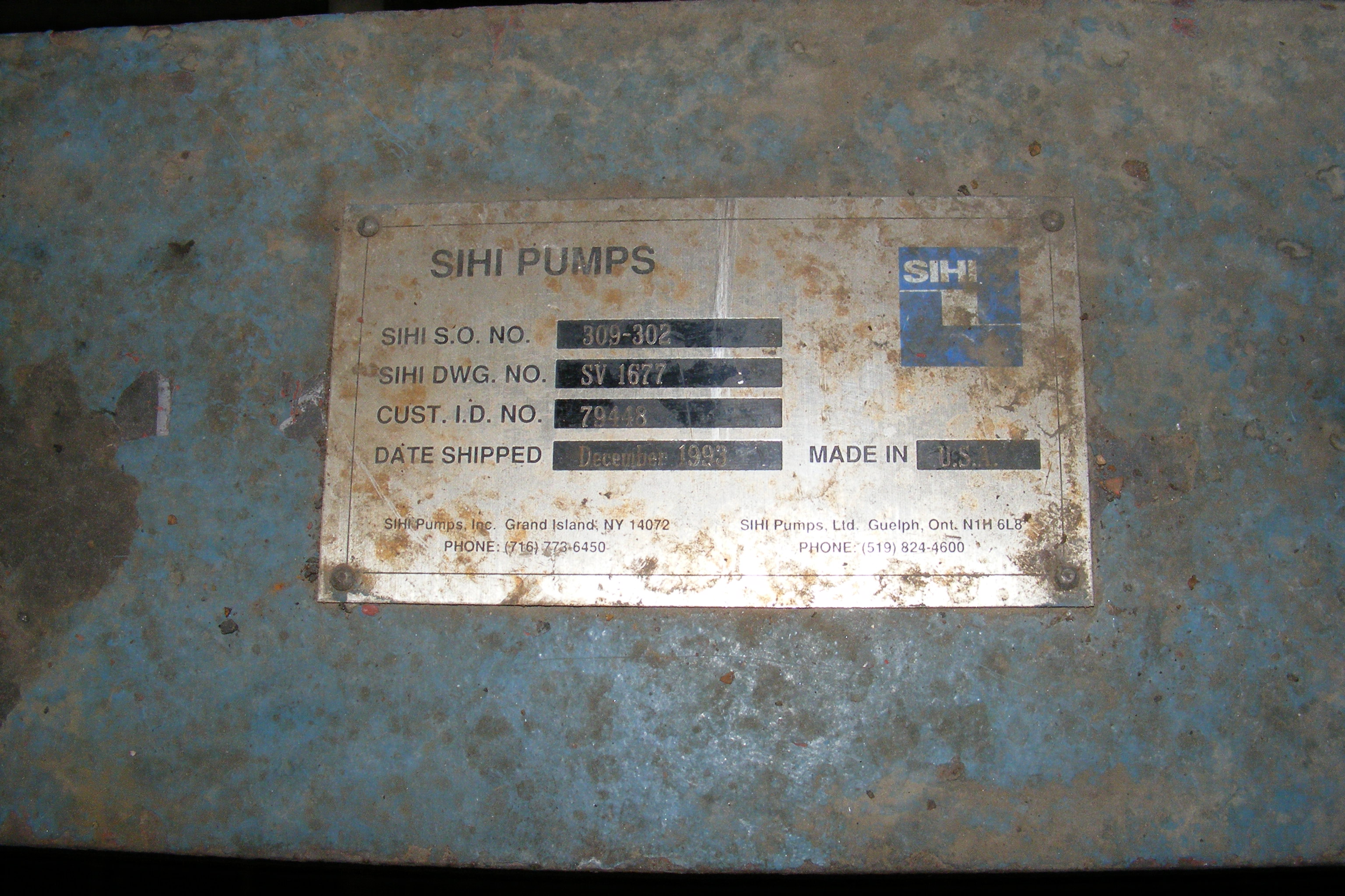   Pump-Vacuum 786.6 m3/h (463 CFM) Carbon Steel For Sale - IPP# 214292