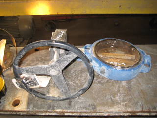 Unused Carbon Steel Butterfly Valve